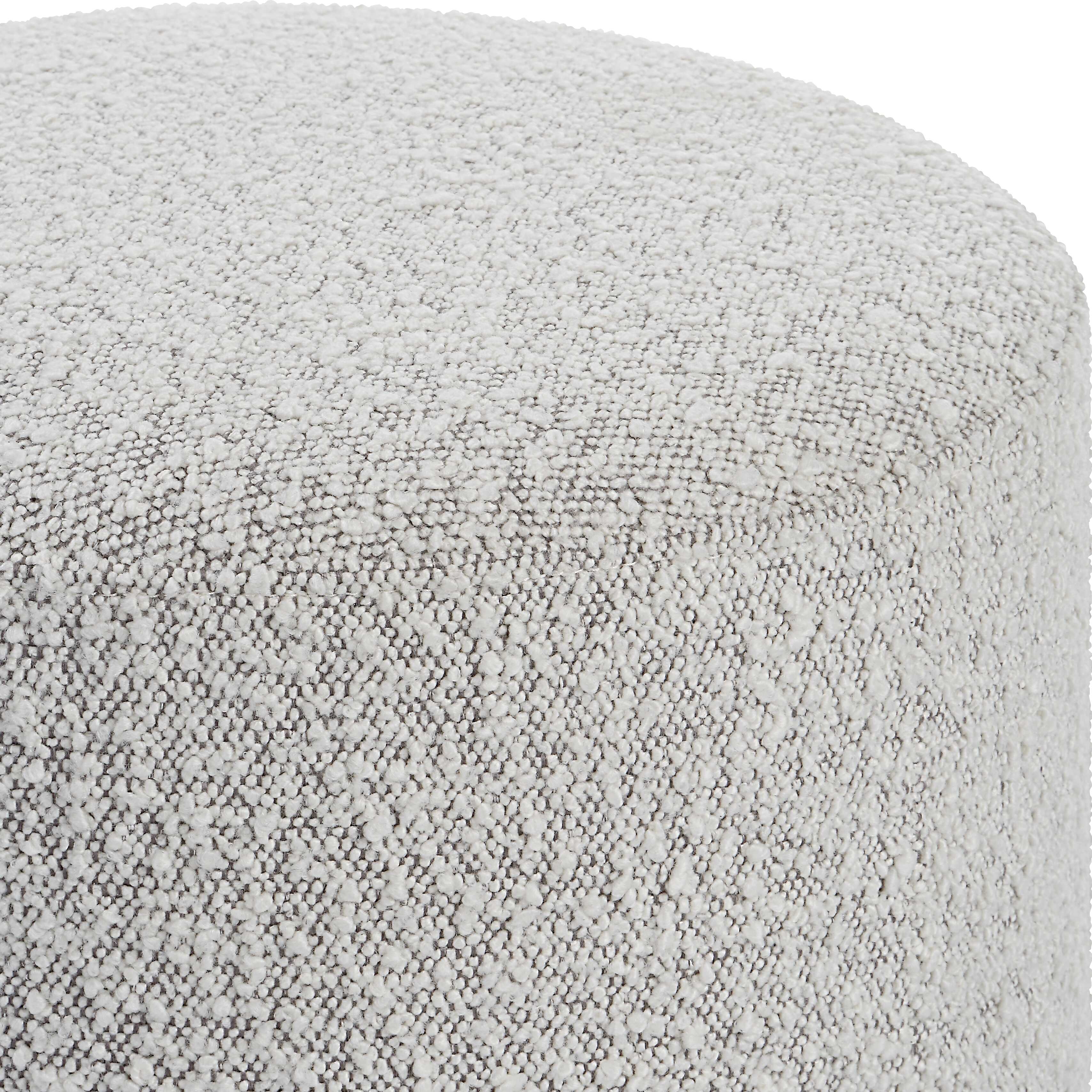 Avila Light Gray Ottoman