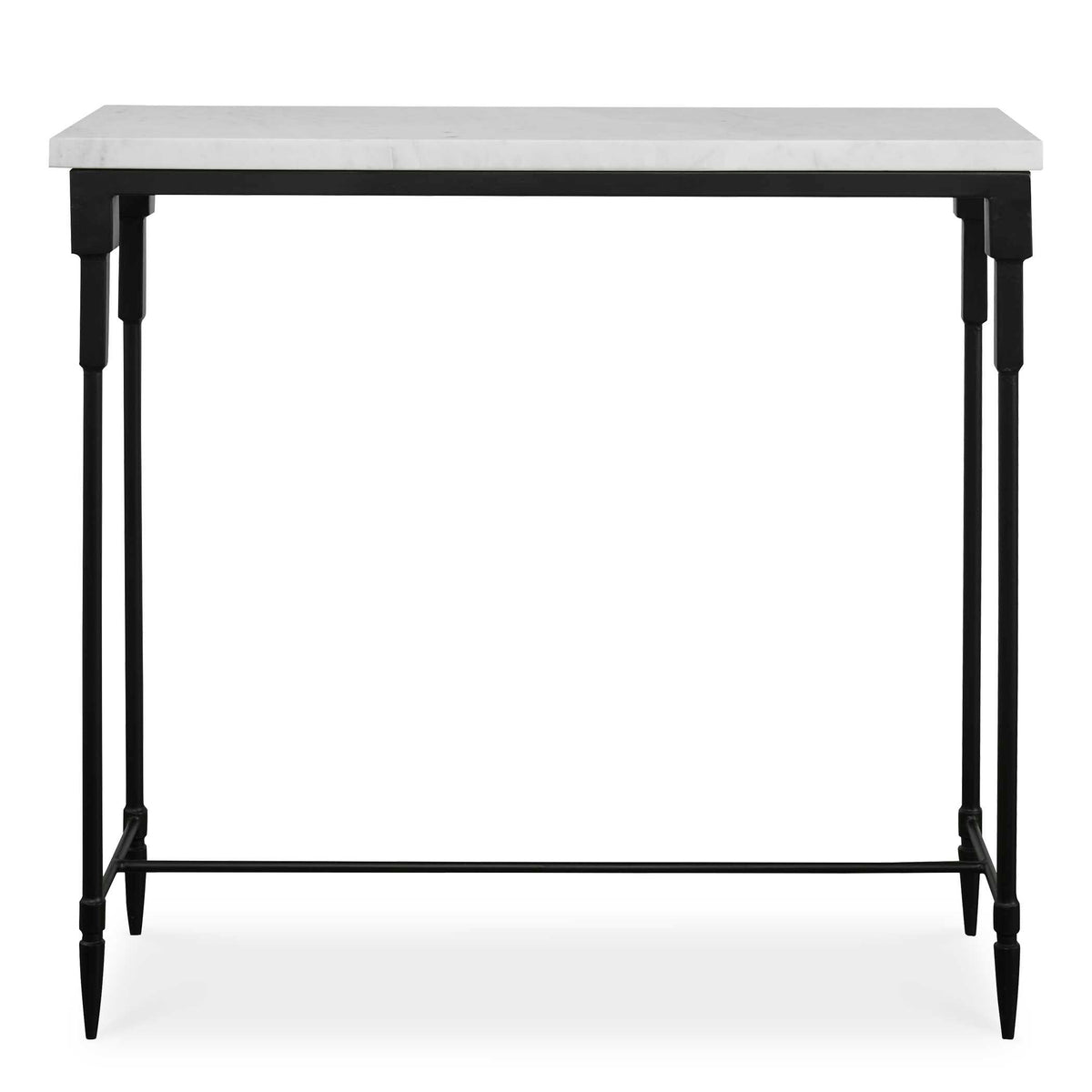 Bourges White Marble Console Table