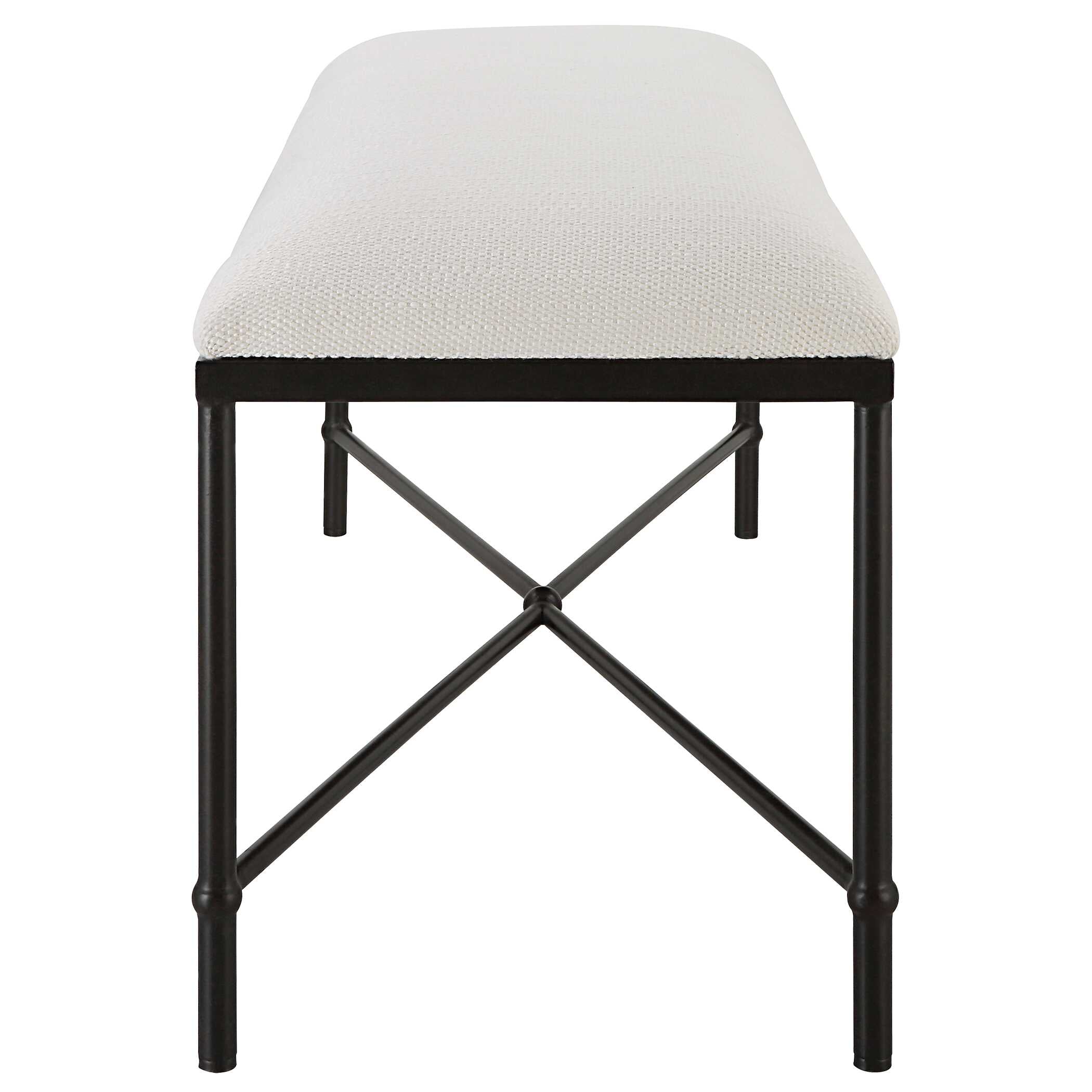 Avenham Black Framed Bench
