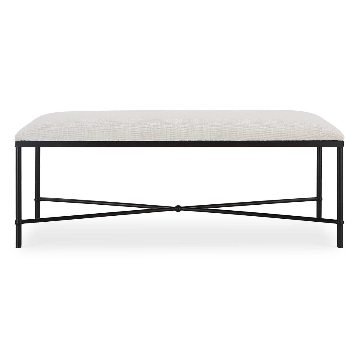 Avenham Black Framed Bench