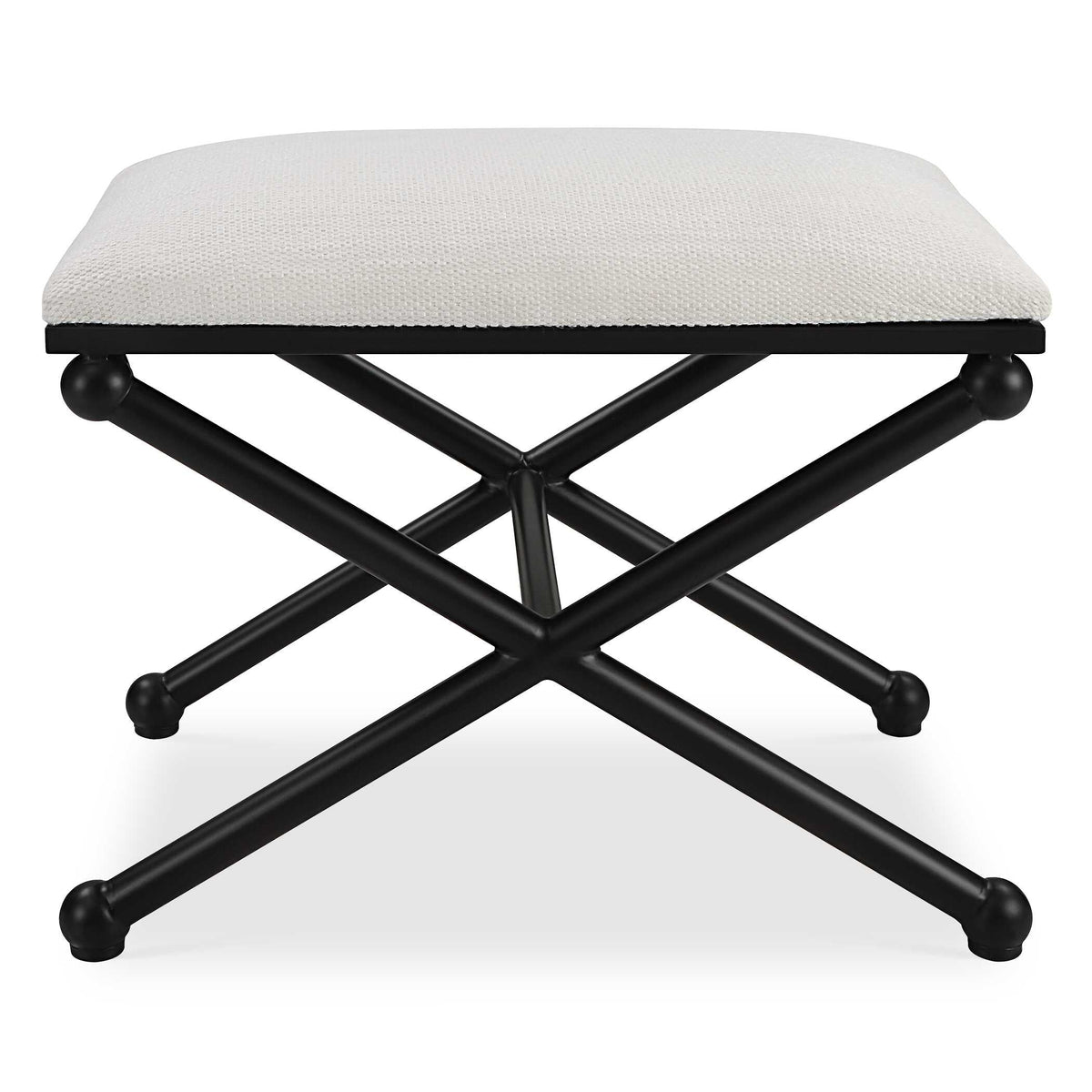 Andrews White Small Bench