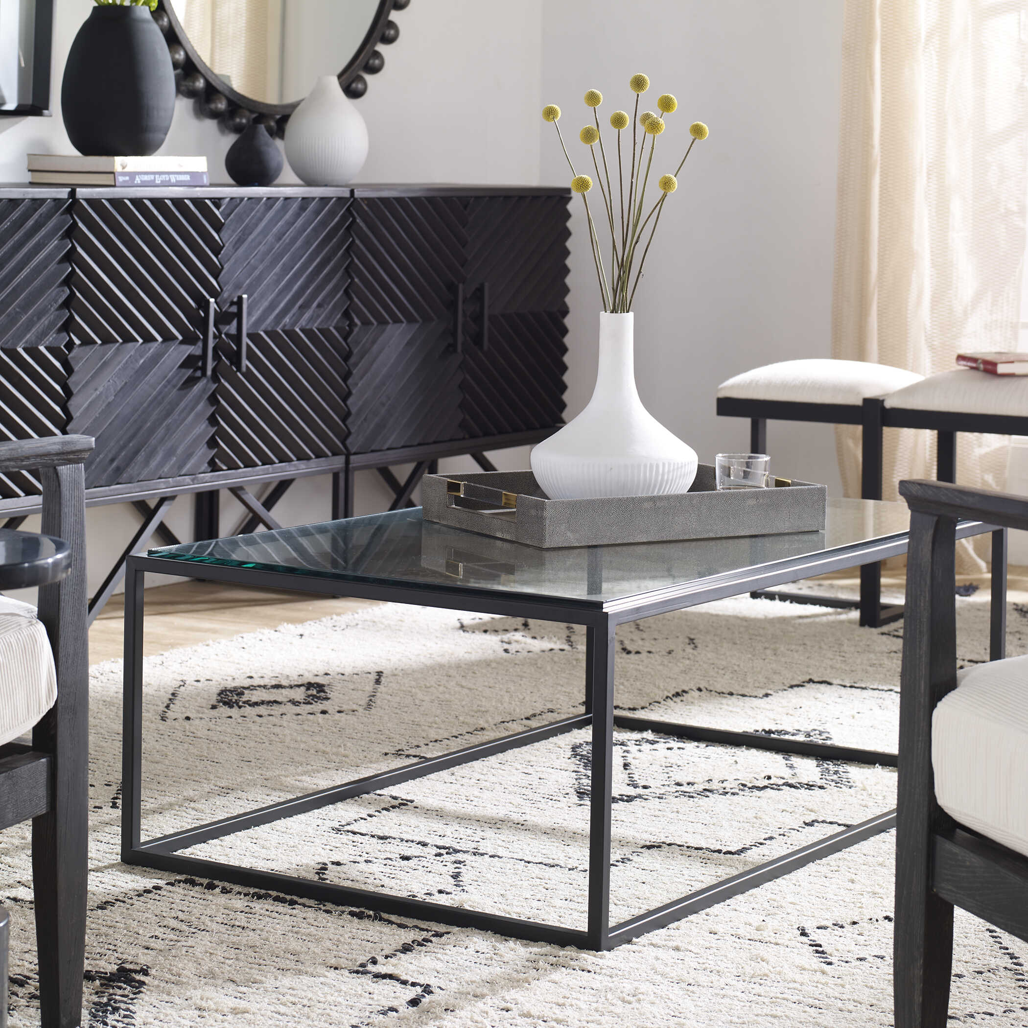Bravura Black Coffee Table