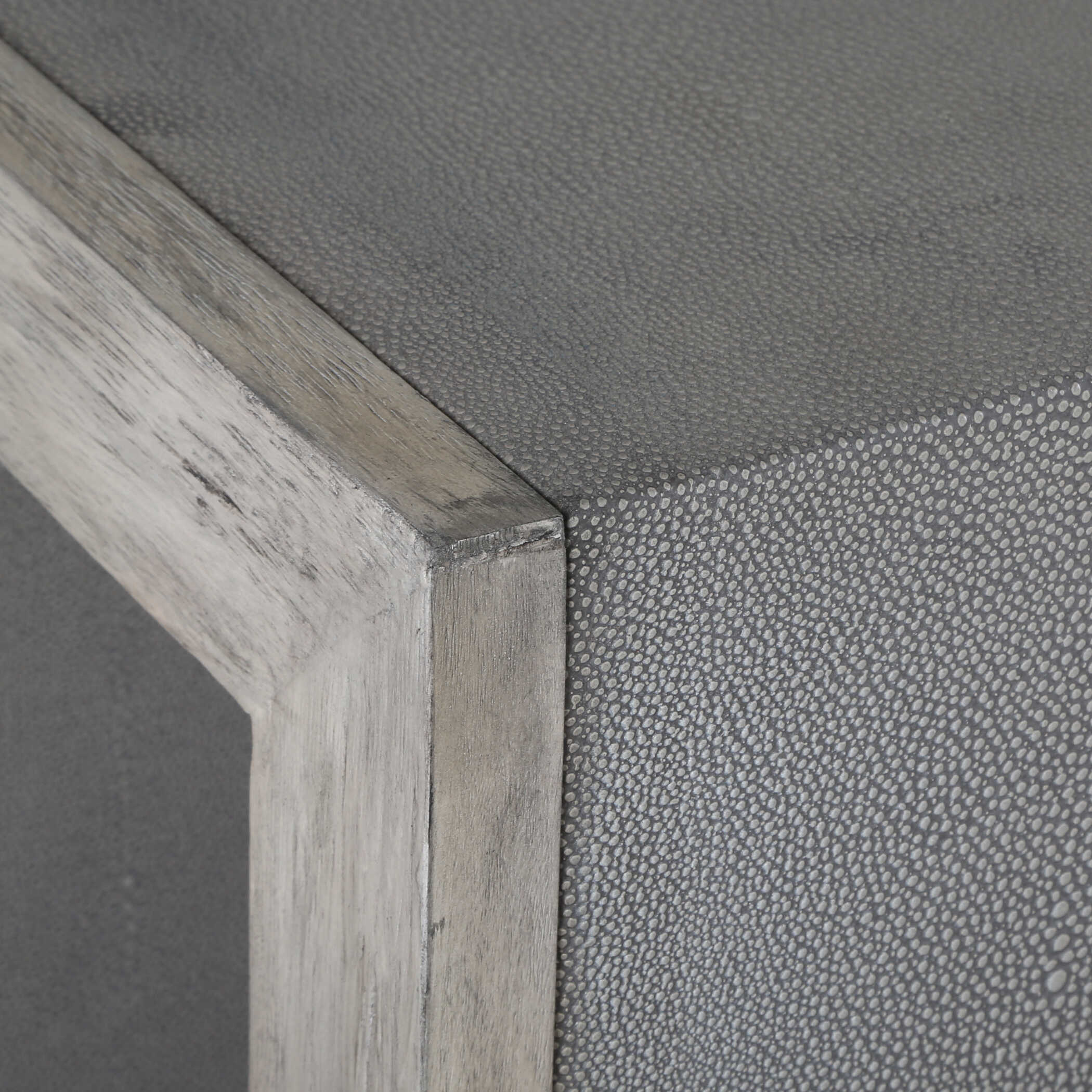 Aerina Modern Gray End Table
