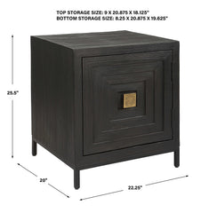 Aiken Geometric Cabinet / End Table