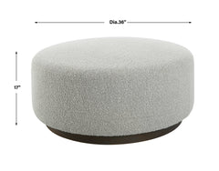 Avila Large Gray Ottoman / Coffee Table