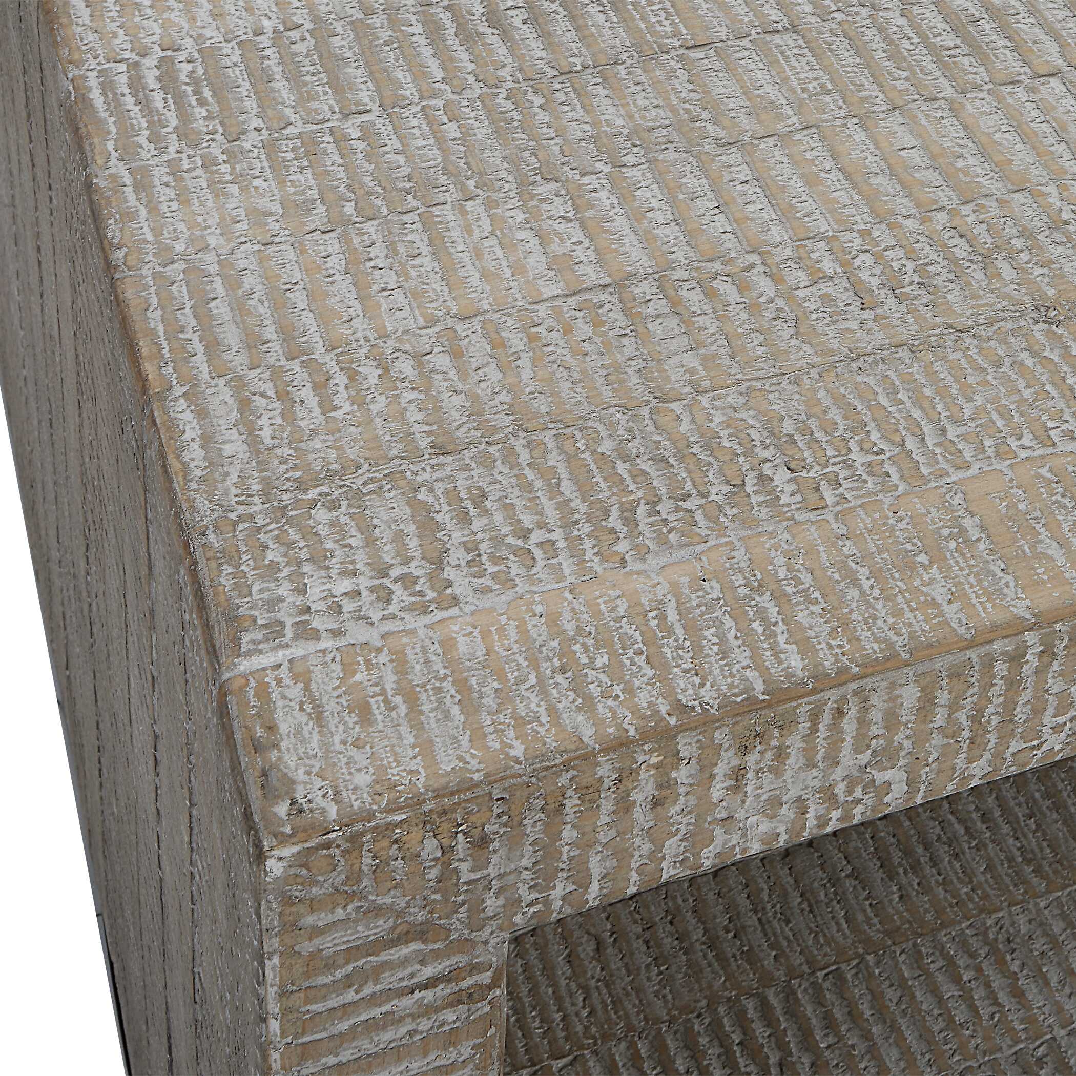 Bosk White Washed Coffee Table