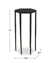 Aviary Hexagonal Accent Table