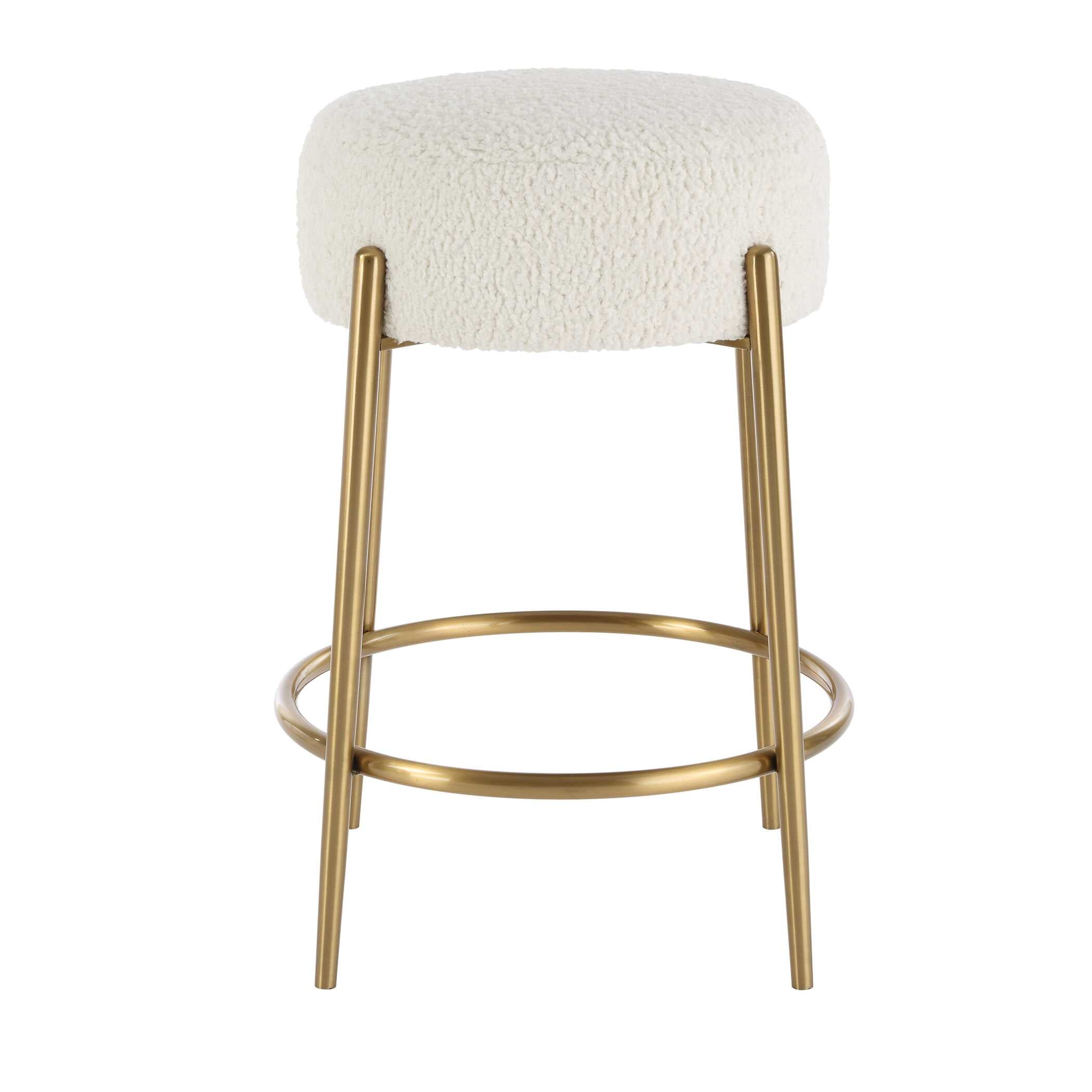 Arles Brass Counter Stool
