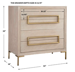 Alessia Light Oak Accent Chest