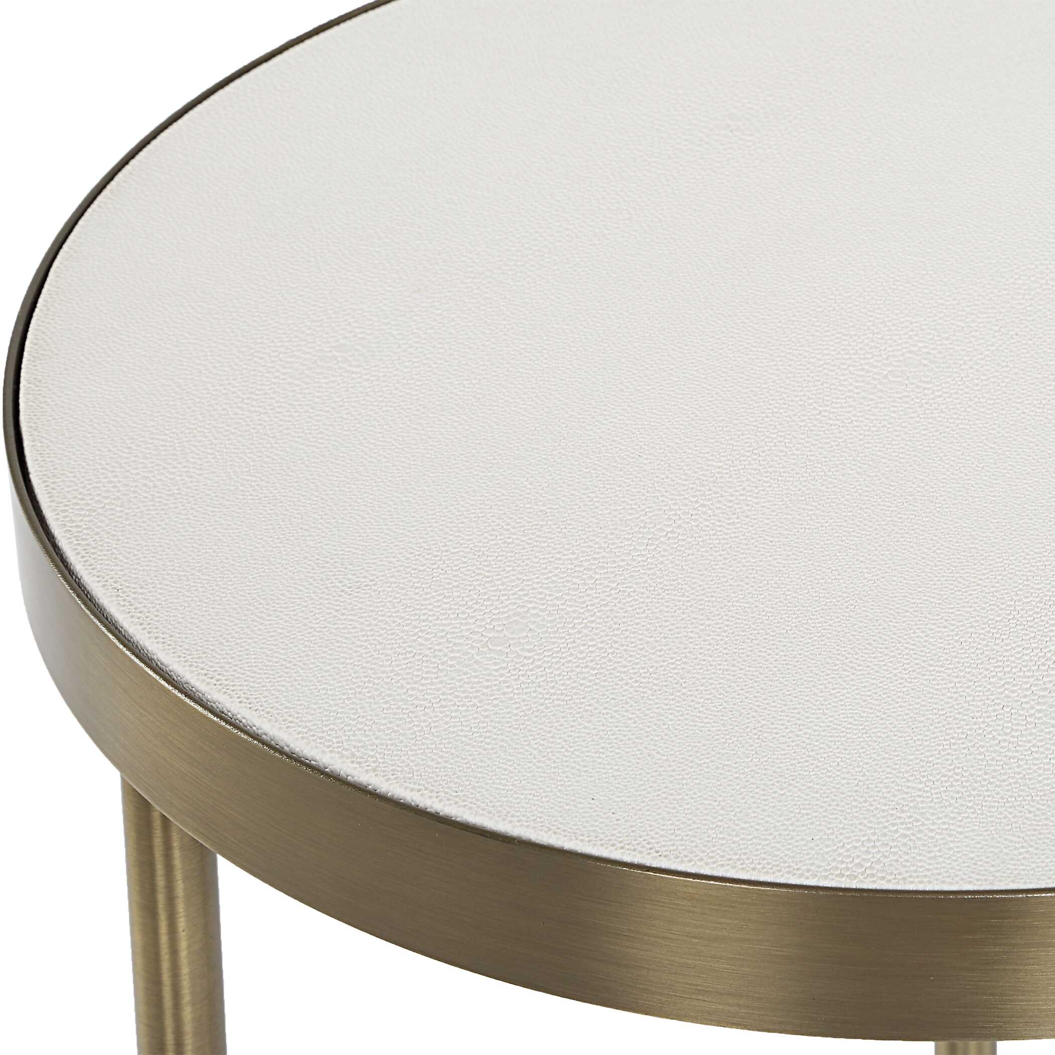 Aragon White Nesting Tables Set/2