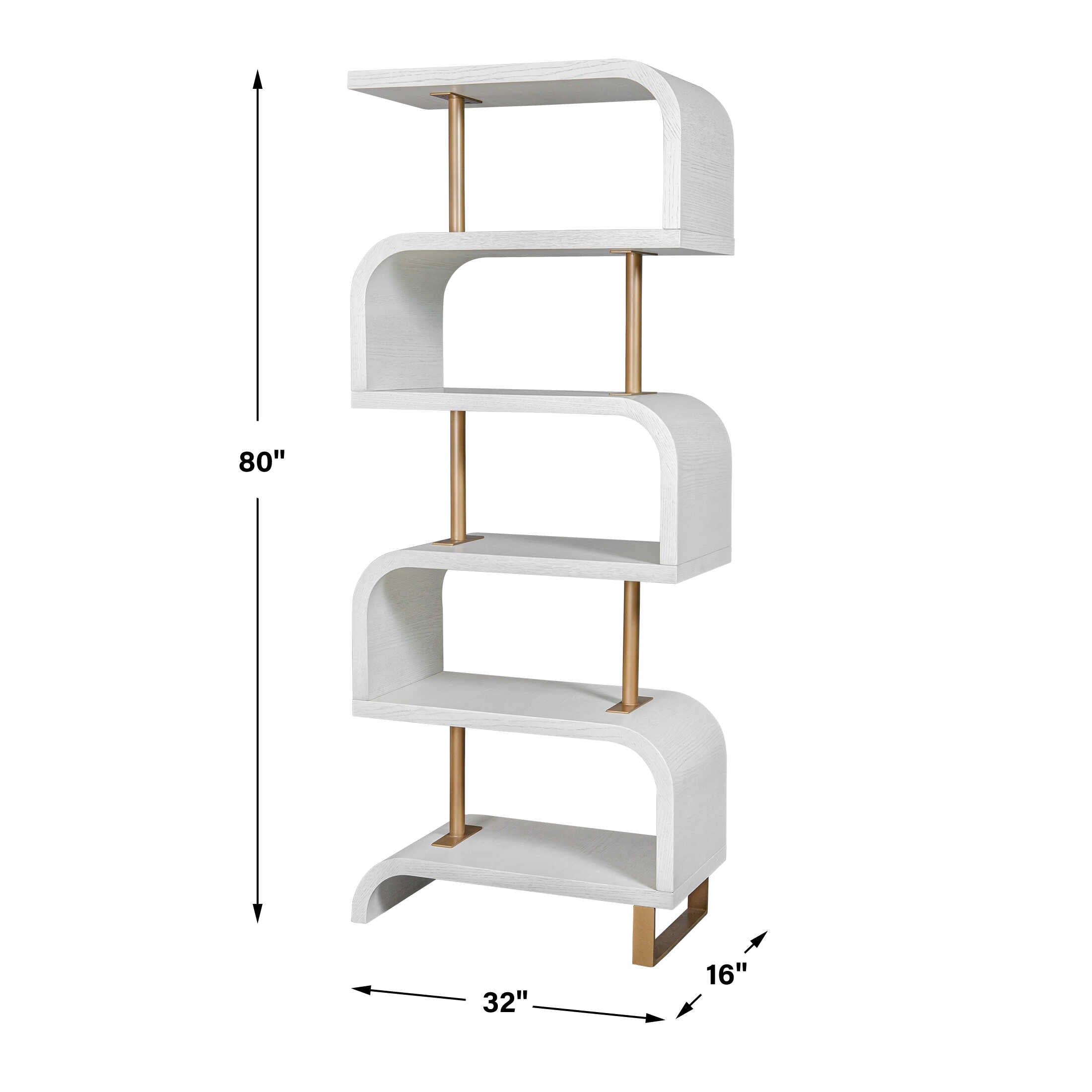 Bia White Etagere