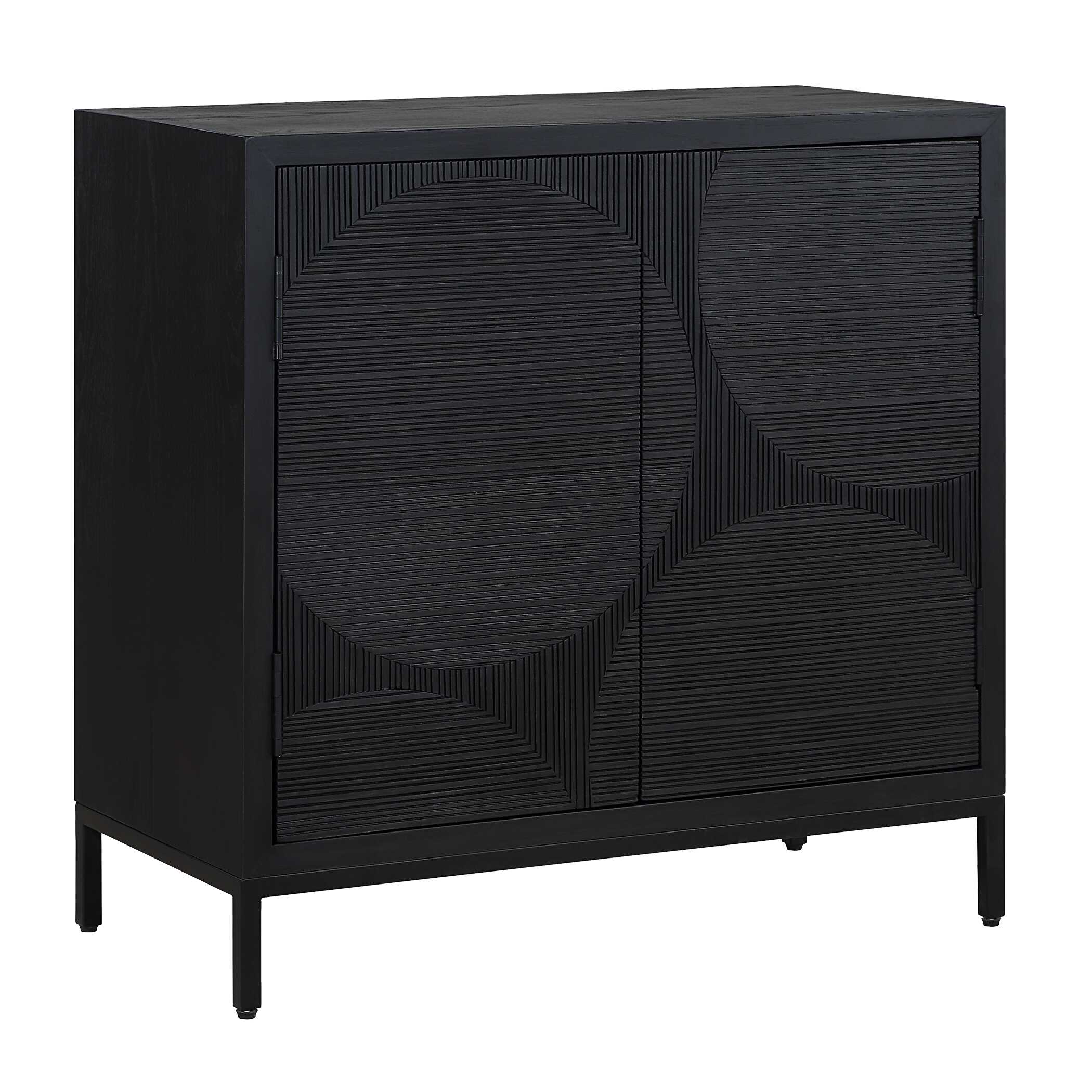 Beswick Black 2 Door Cabinet
