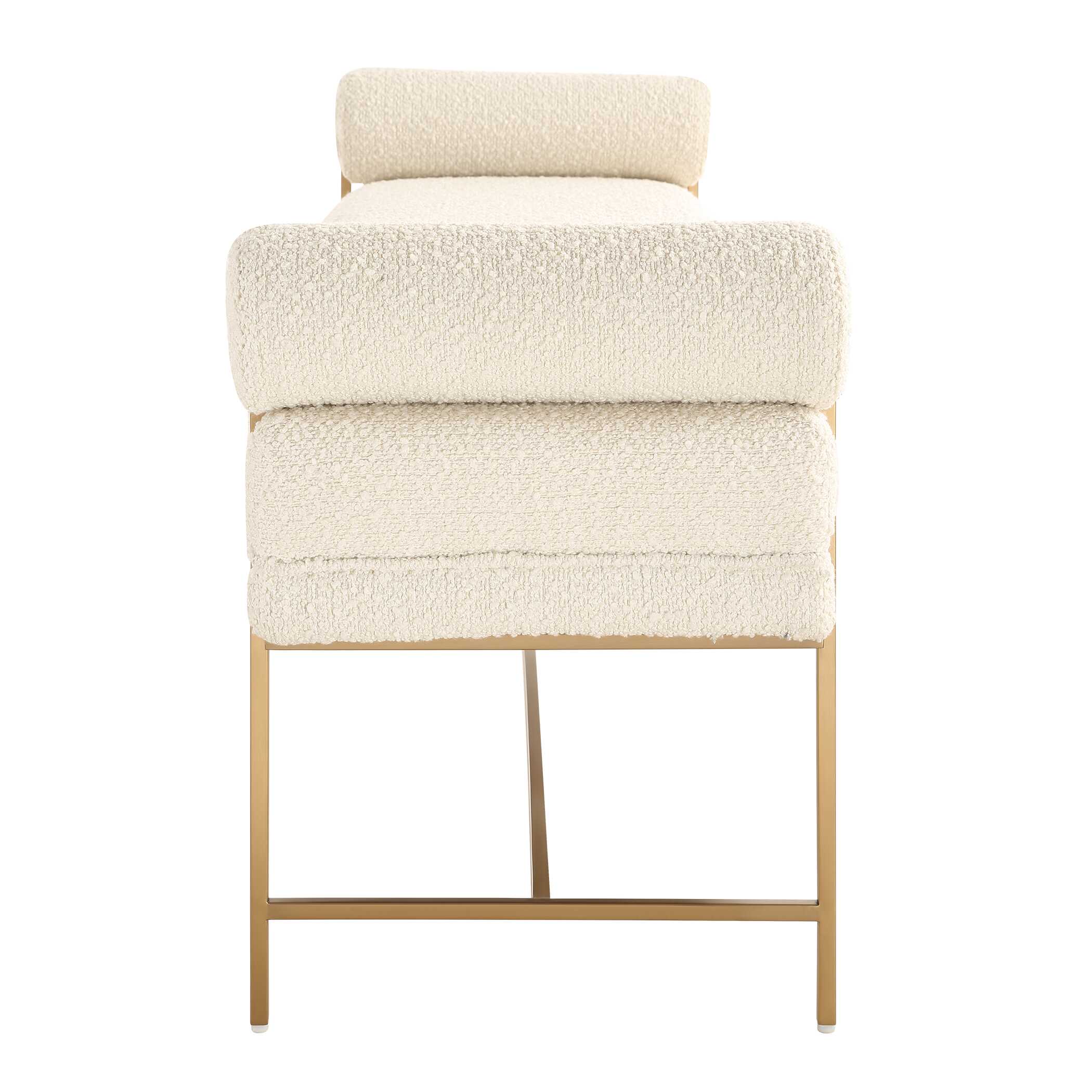 Bolster Pearl White Bench