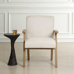 Blakely White Dining Arm Chair