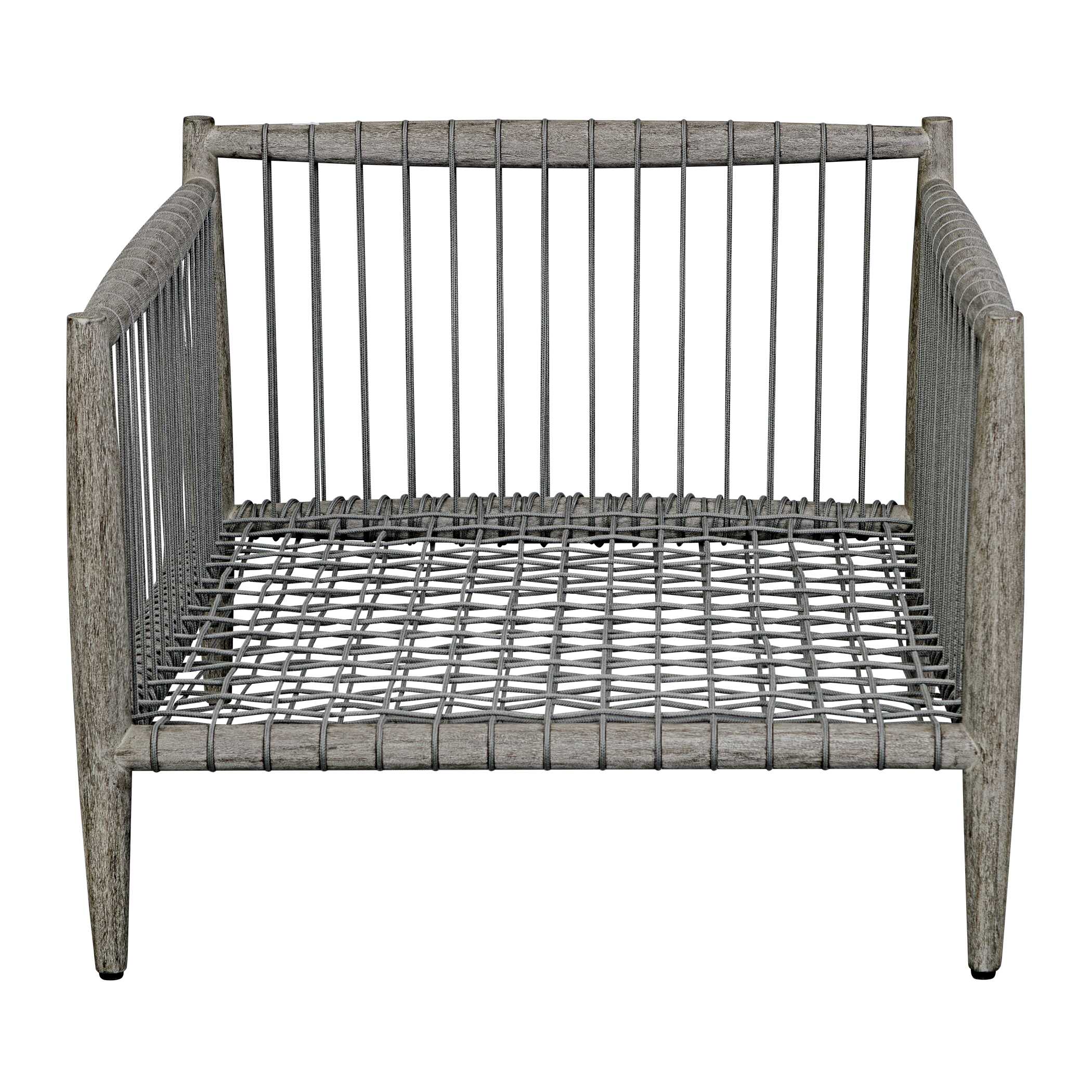 Borneo White Outdoor Lounge Chair