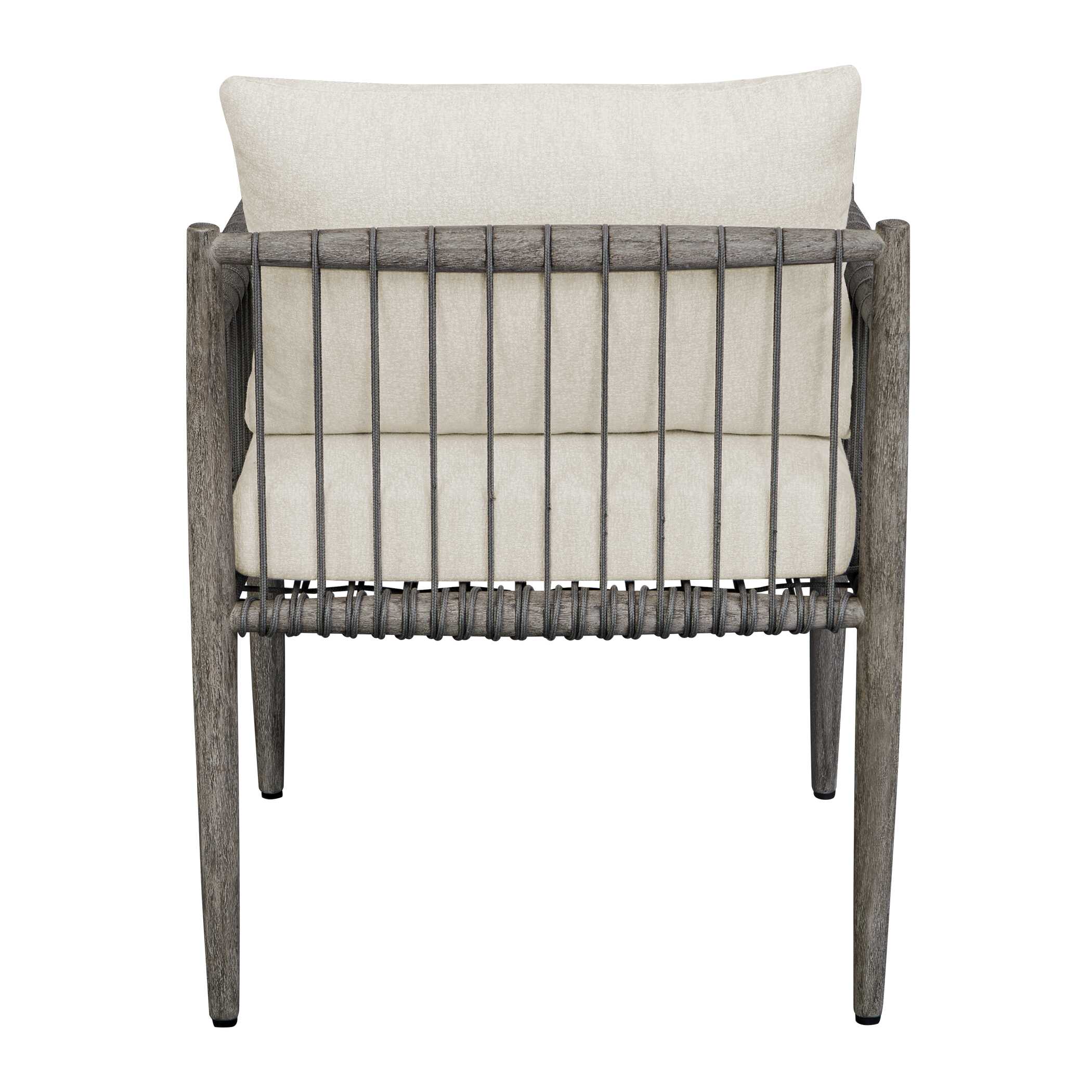 Borneo White Outdoor Dining Chair