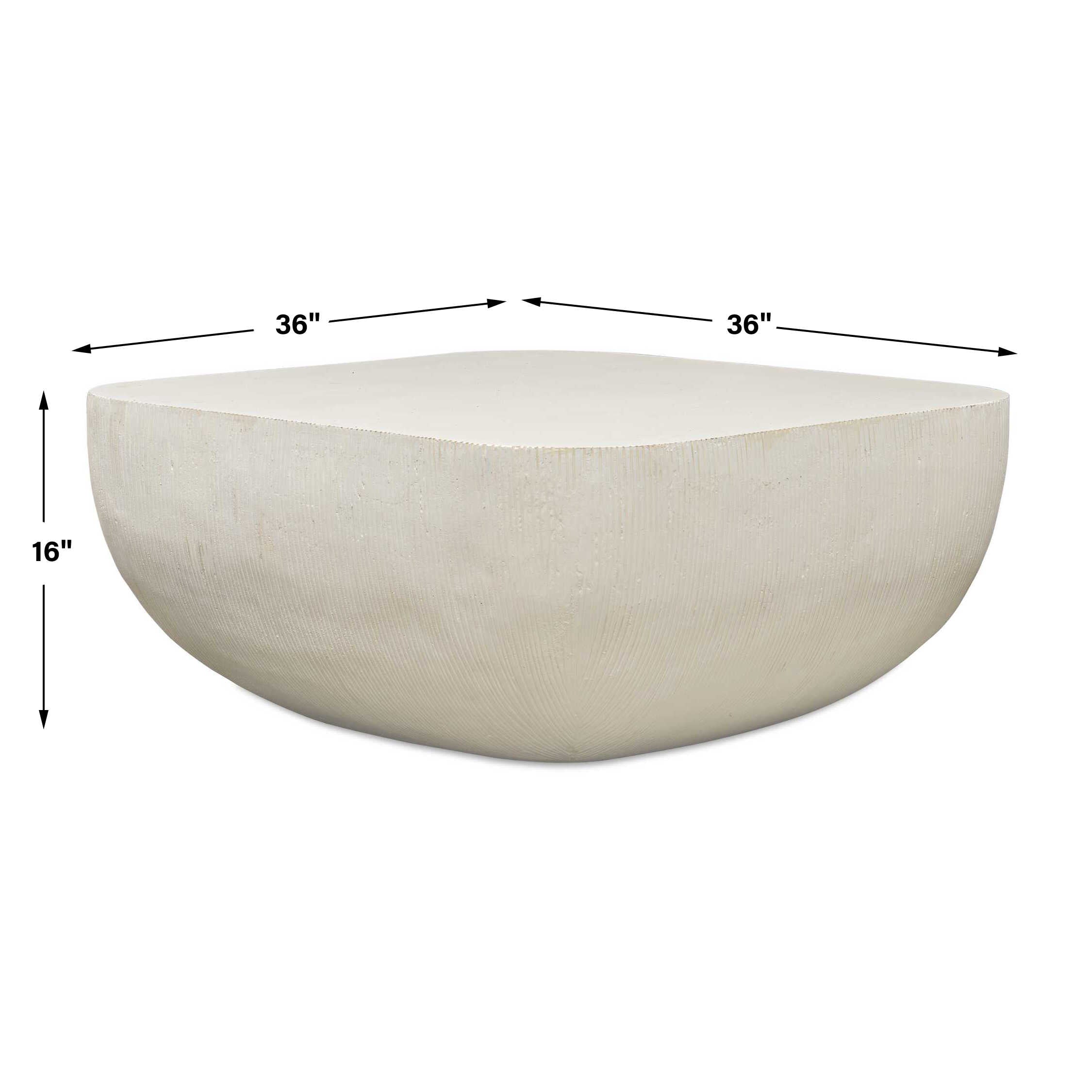 Alma Concrete Outdoor Coffee Table