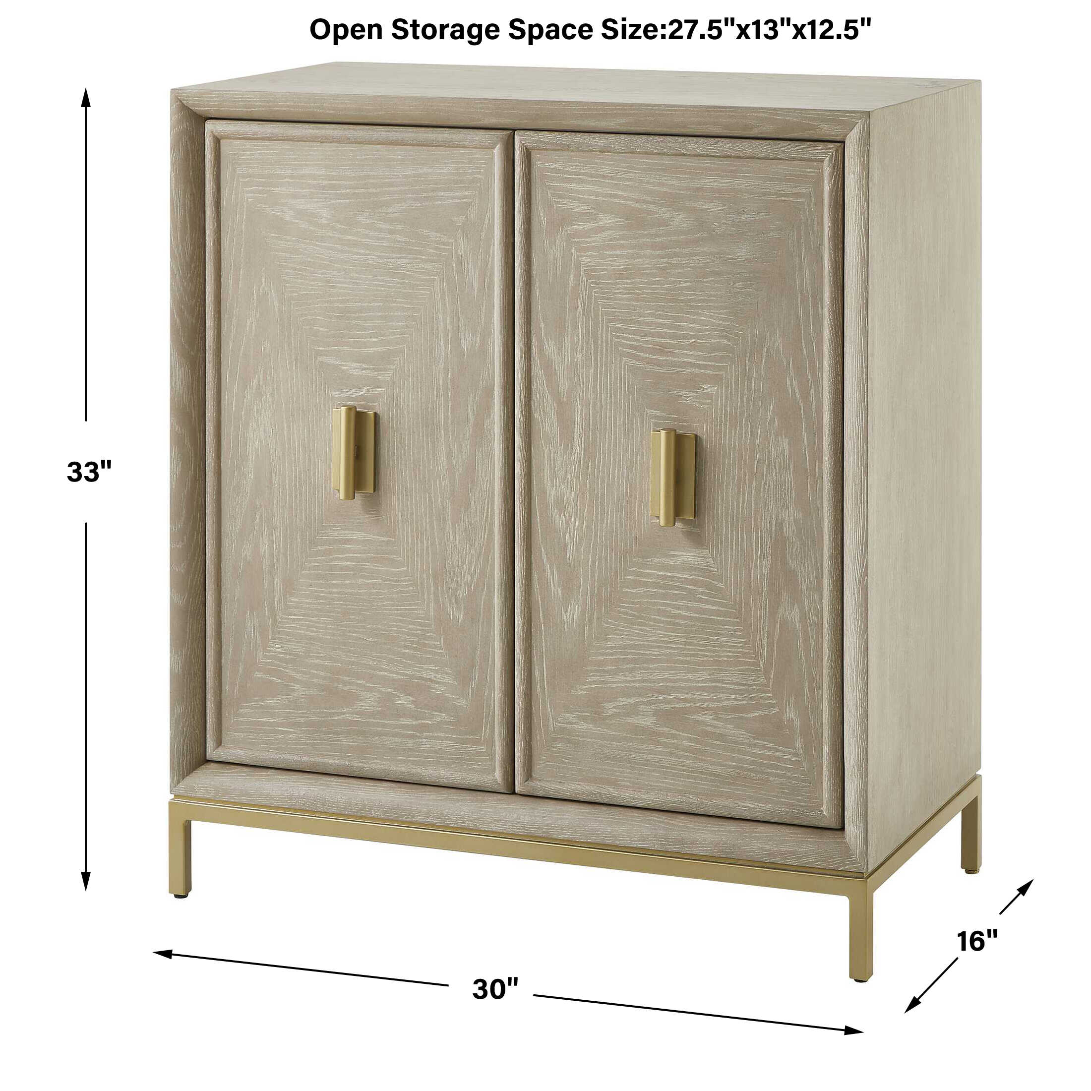 Alessia Washed 2 Door Cabinet