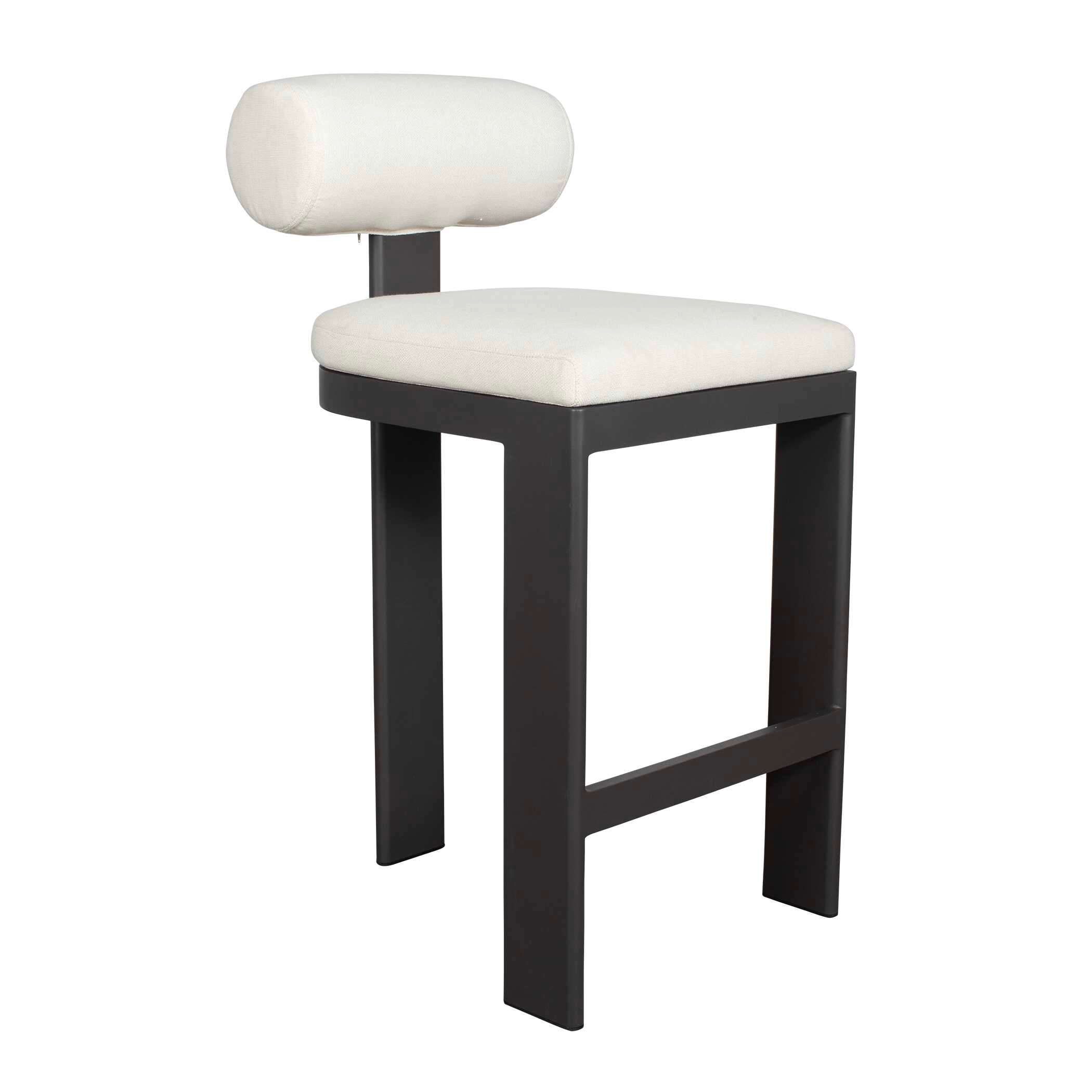 Bolster Back Outdoor Bar Stool