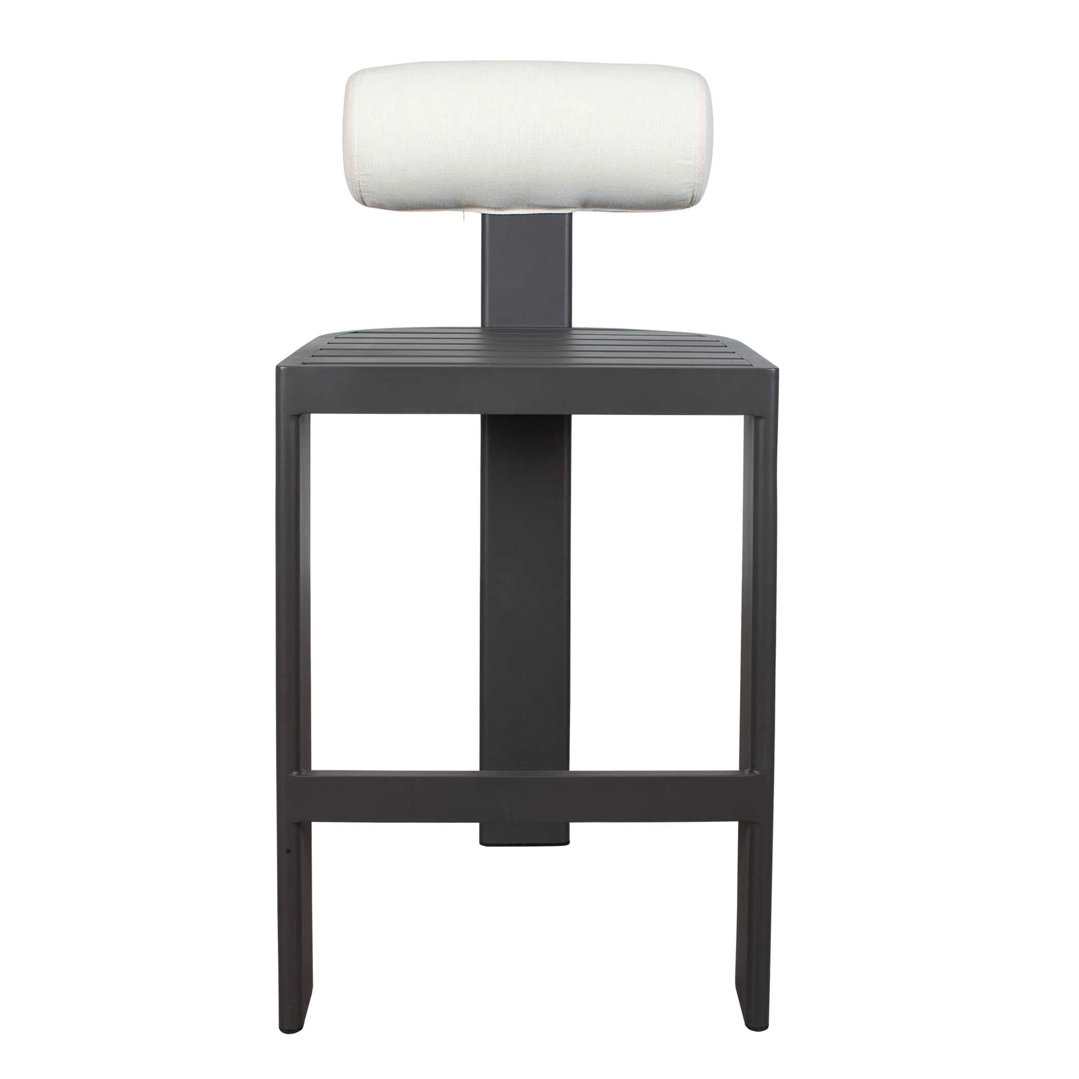 Bolster Back Outdoor Bar Stool