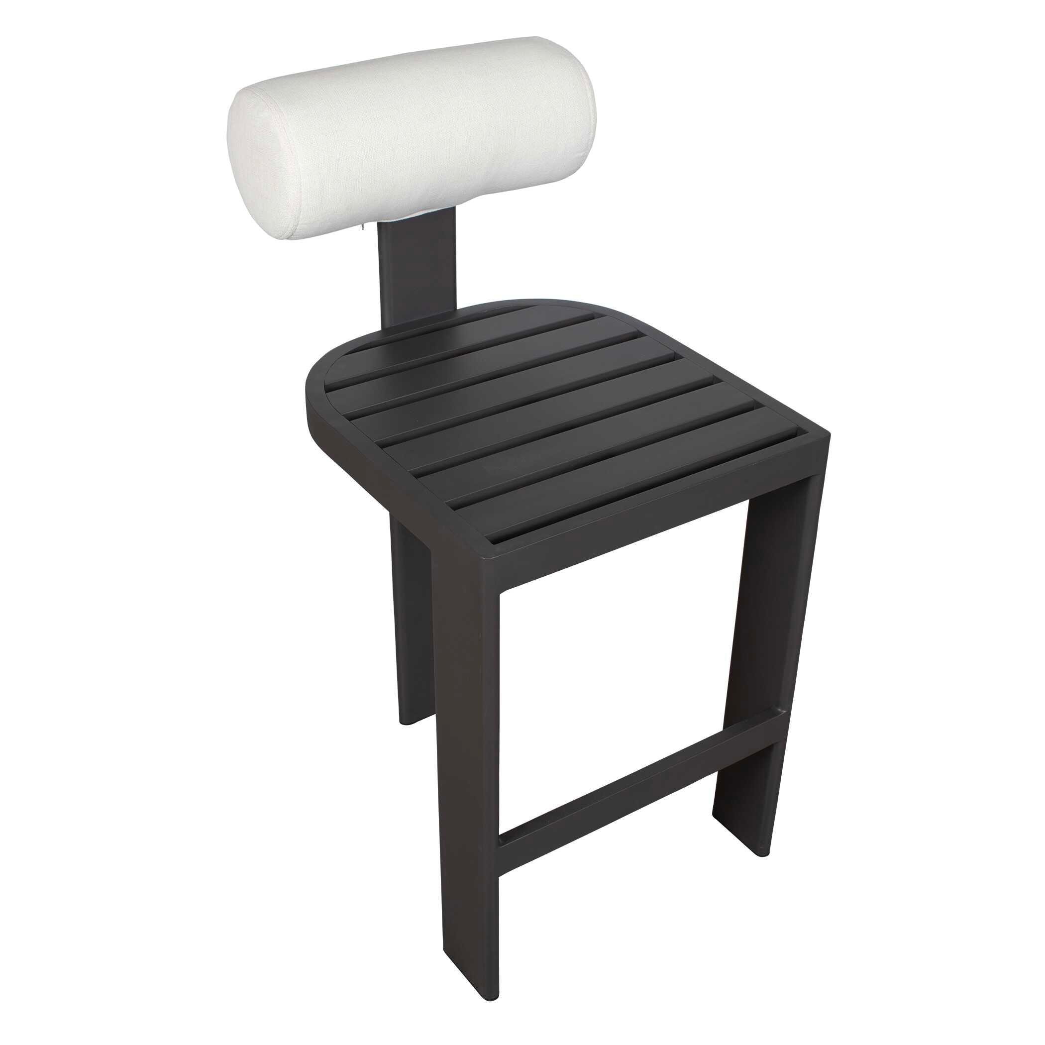 Bolster Back Outdoor Bar Stool