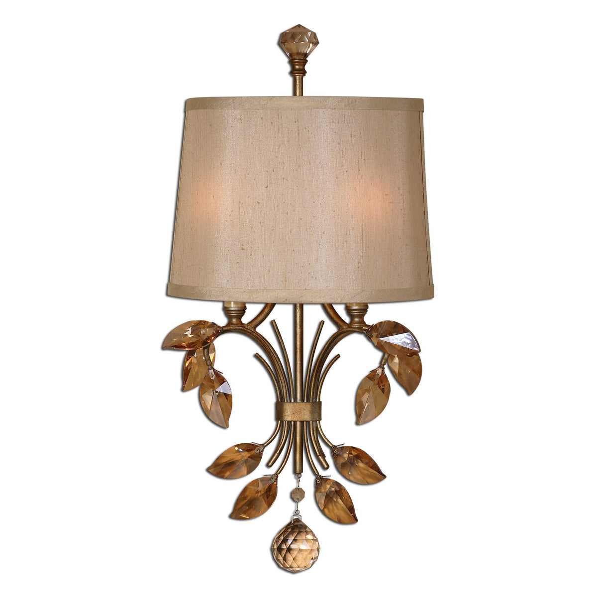 Alenya 2 Light Gold Wall Sconce