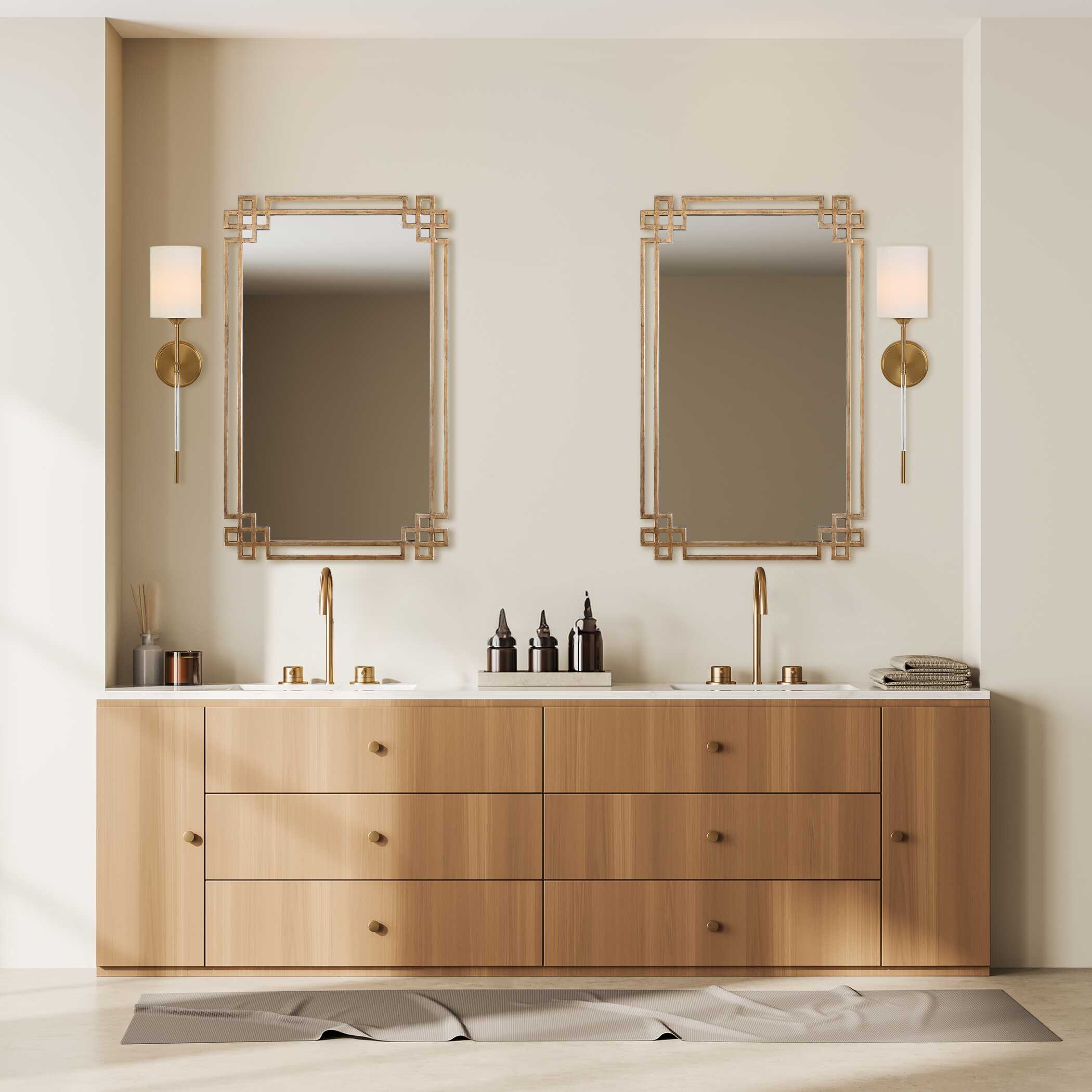 Awyr 1 Light Brass Sconce