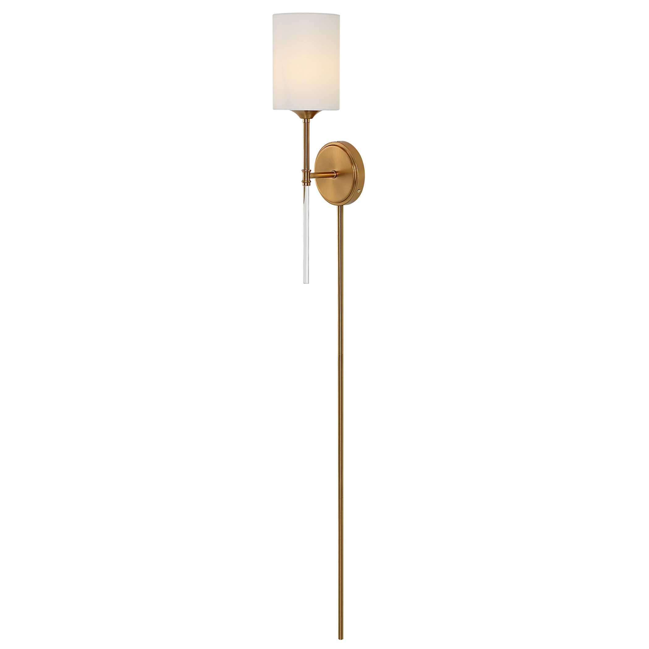 Awyr 1 Light Brass Sconce