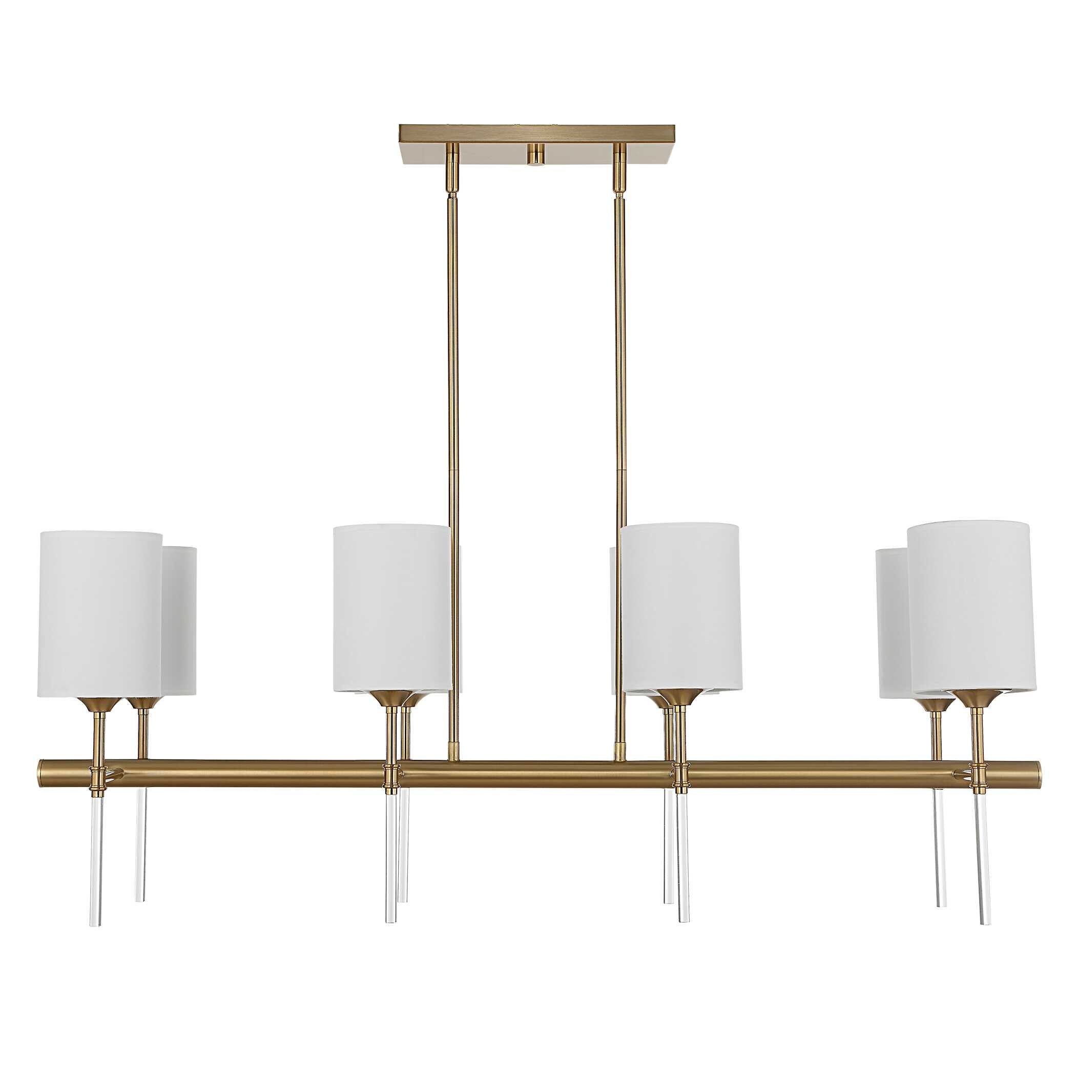 Awyr 8 Light Linear Chandelier