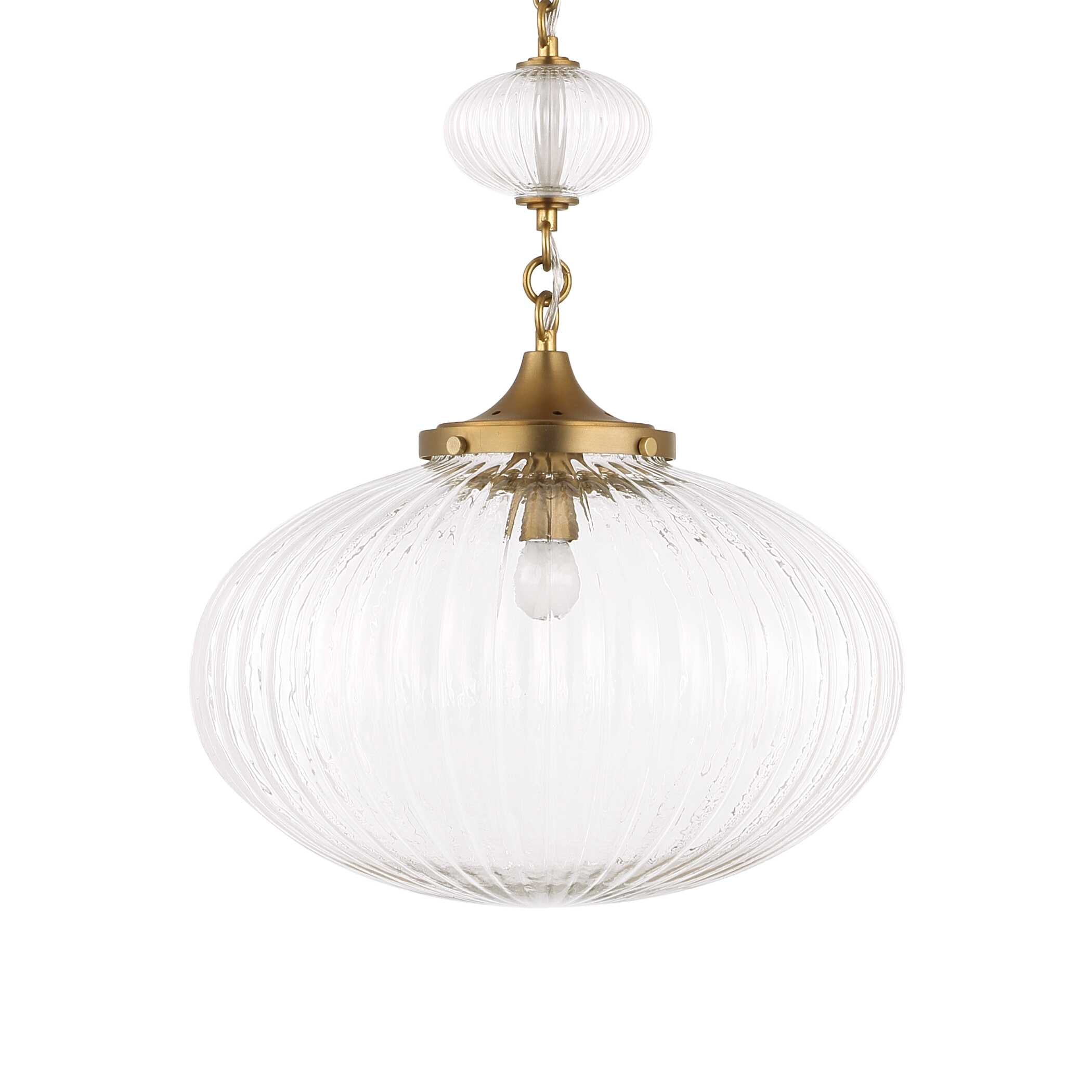 Bellaire 1 Light Glass Shade Pendant