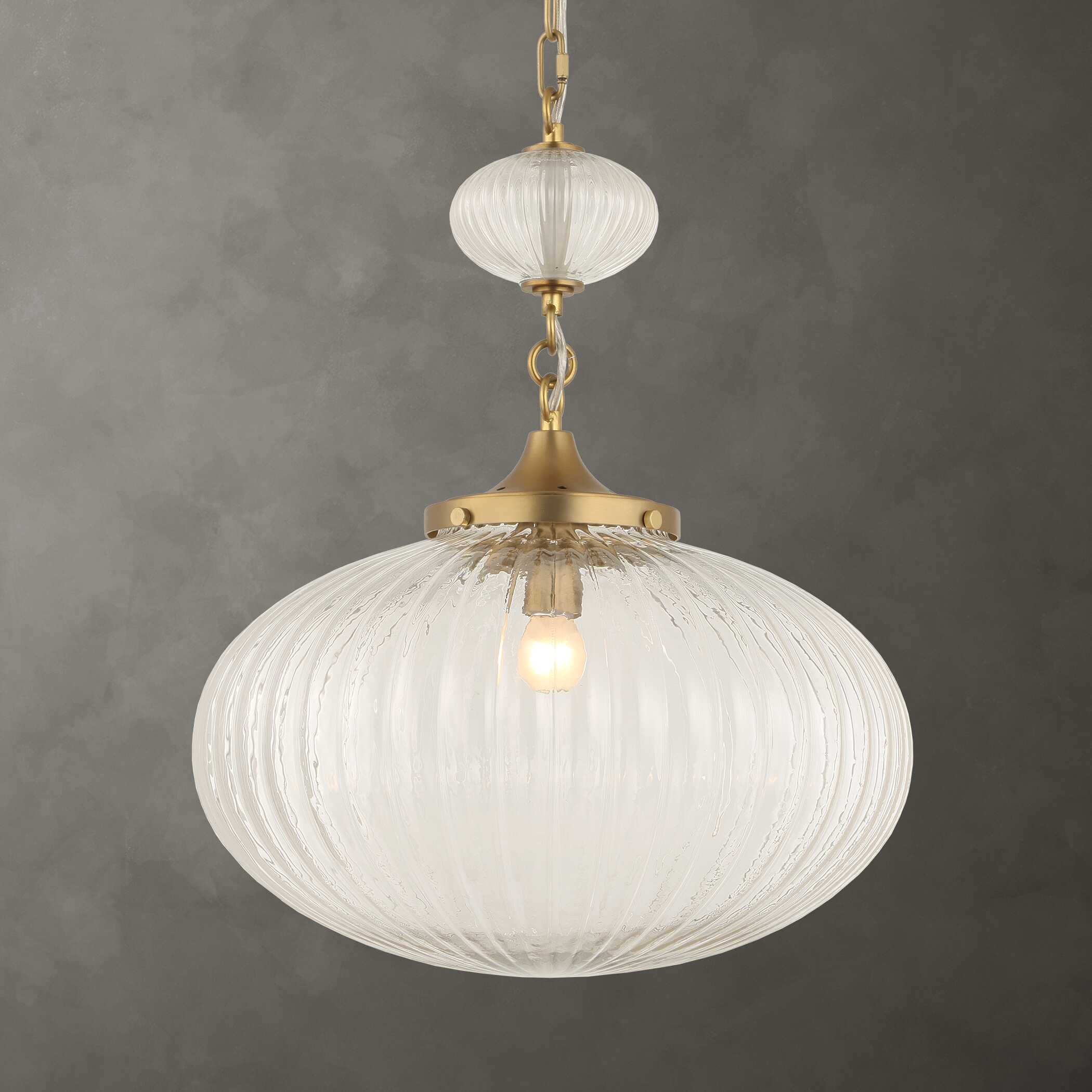 Bellaire 1 Light Glass Shade Pendant