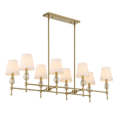 Arques 8 Light Linear Chandelier