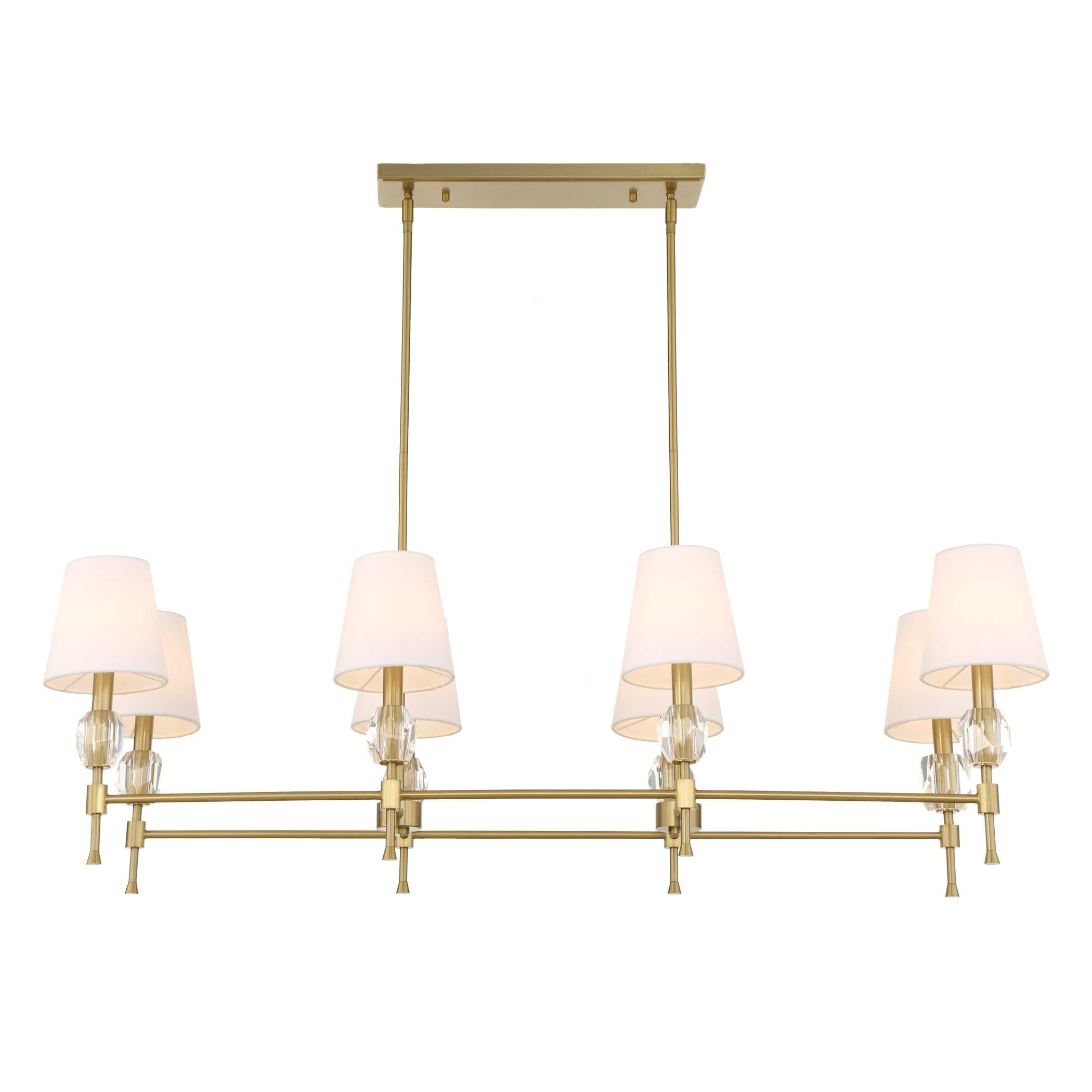 Arques 8 Light Linear Chandelier