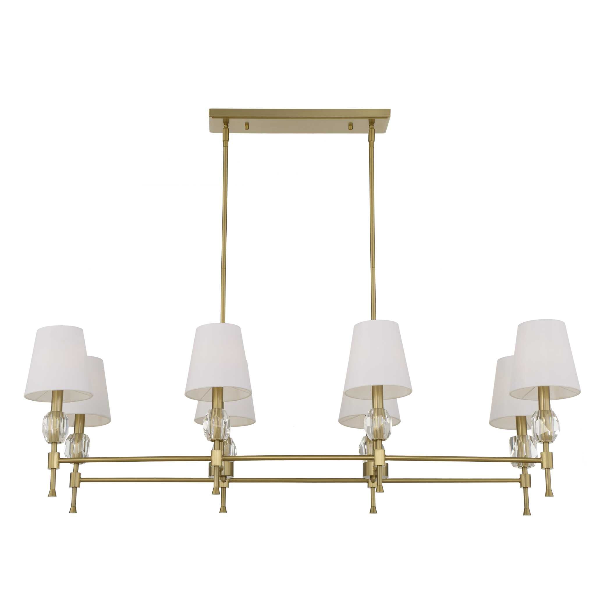 Arques 8 Light Linear Chandelier