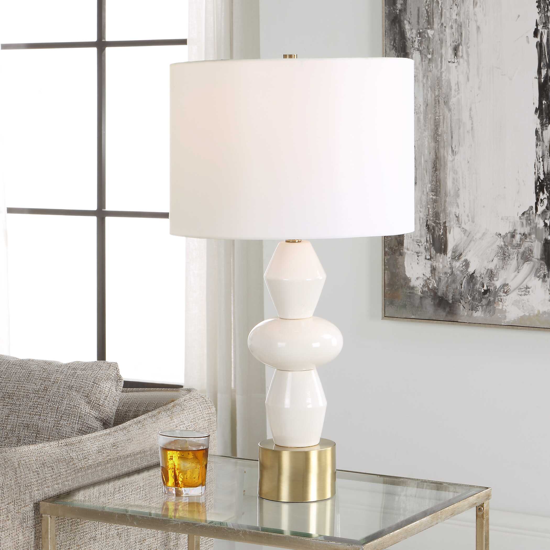 Architect White Table Lamp