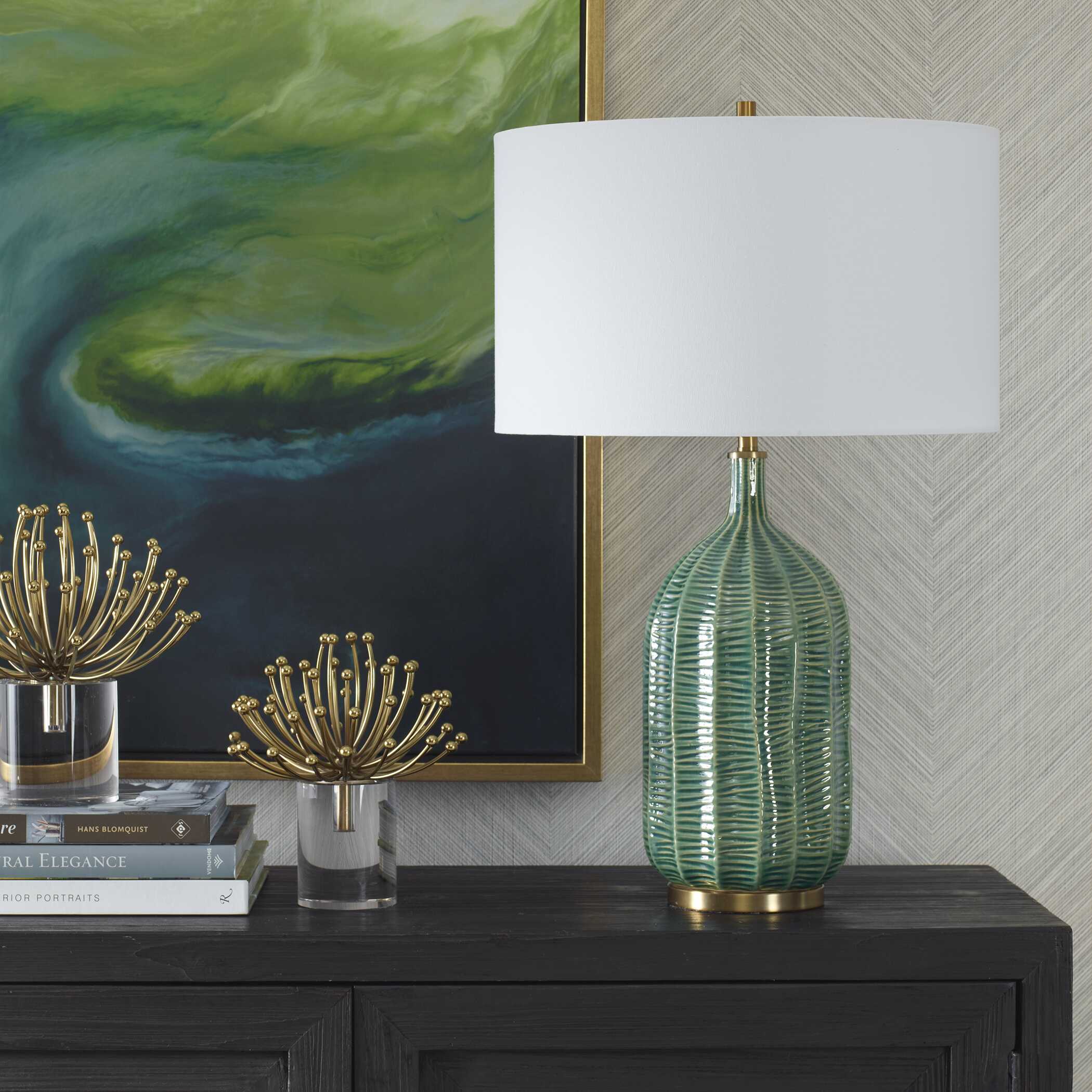 Bixby Green Table Lamp