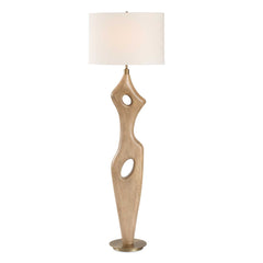 Almyra Solid Wood Floor Lamp