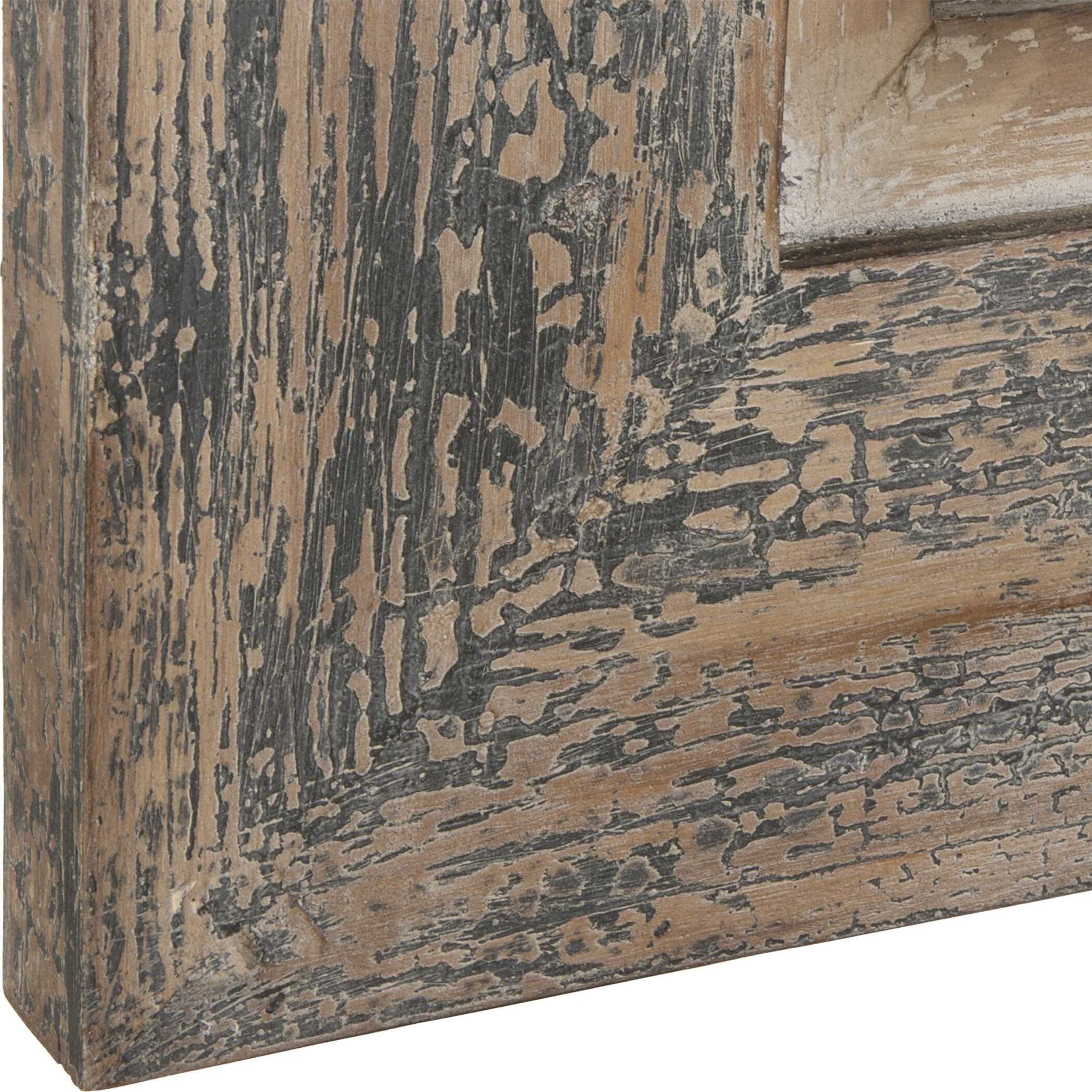 Bozeman Distressed Blue Mirror