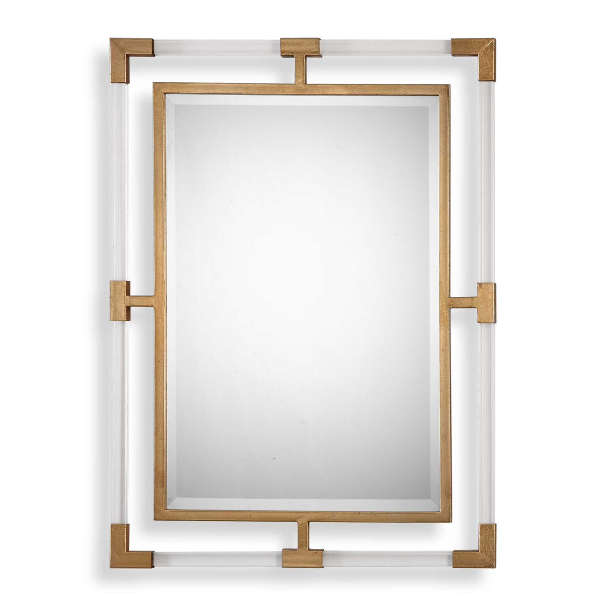 Balkan Modern Gold Wall Mirror