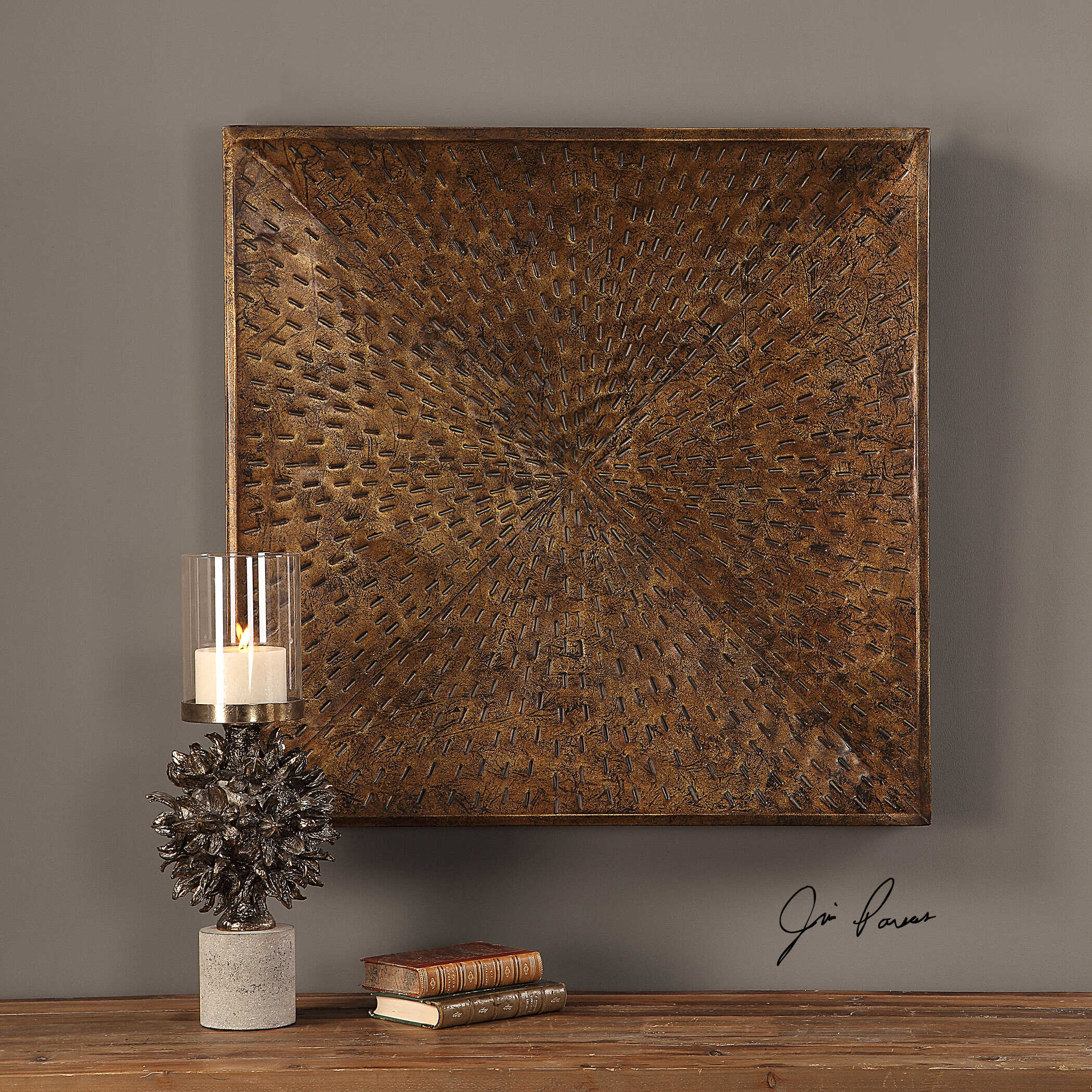 Blaise Antiqued Bronze Wall Decor