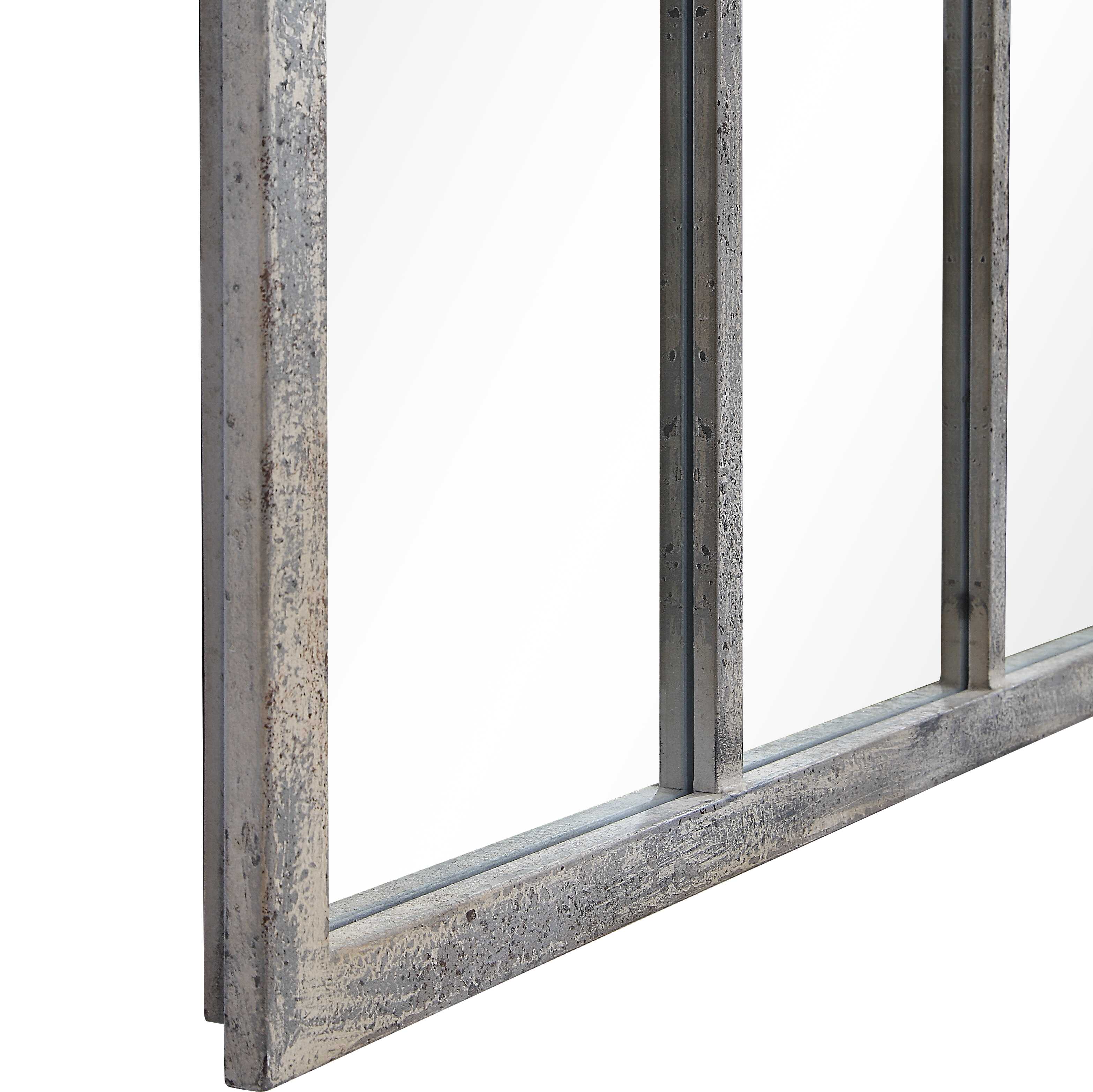 Amiel Ivory Arched Mirror