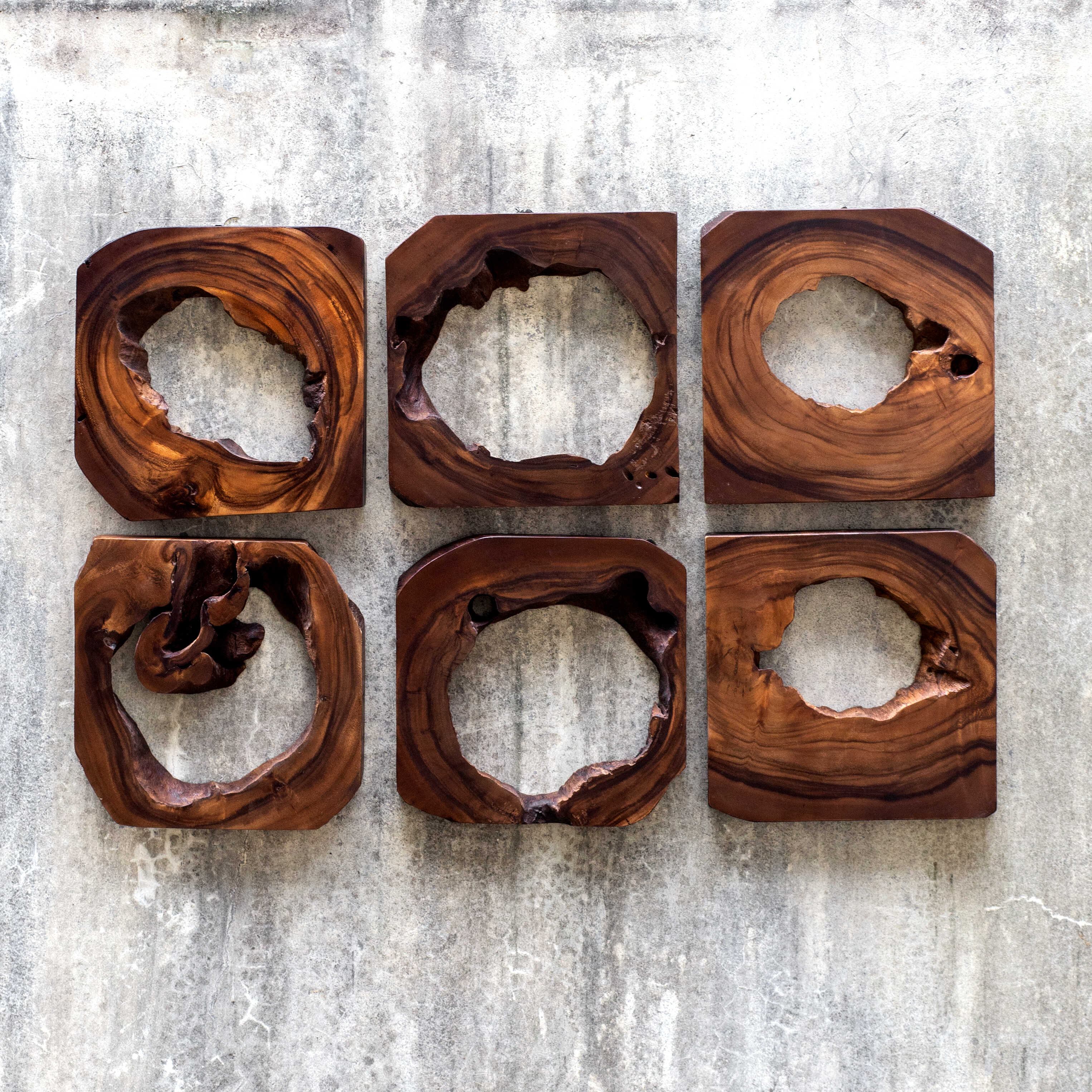 Adlai Wood Wall Decor Set/6