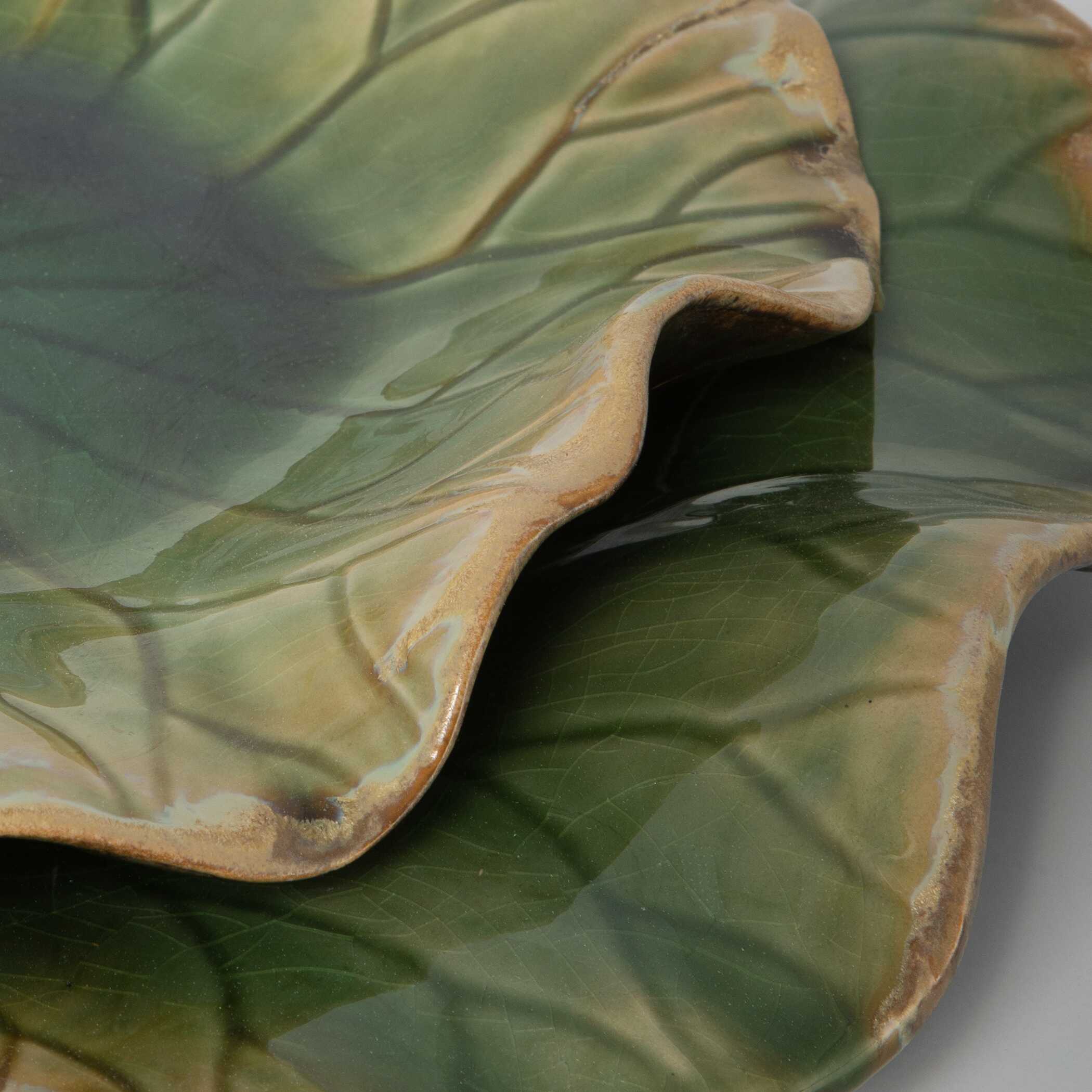 Abella Green Ceramic Wall Decor Set/3