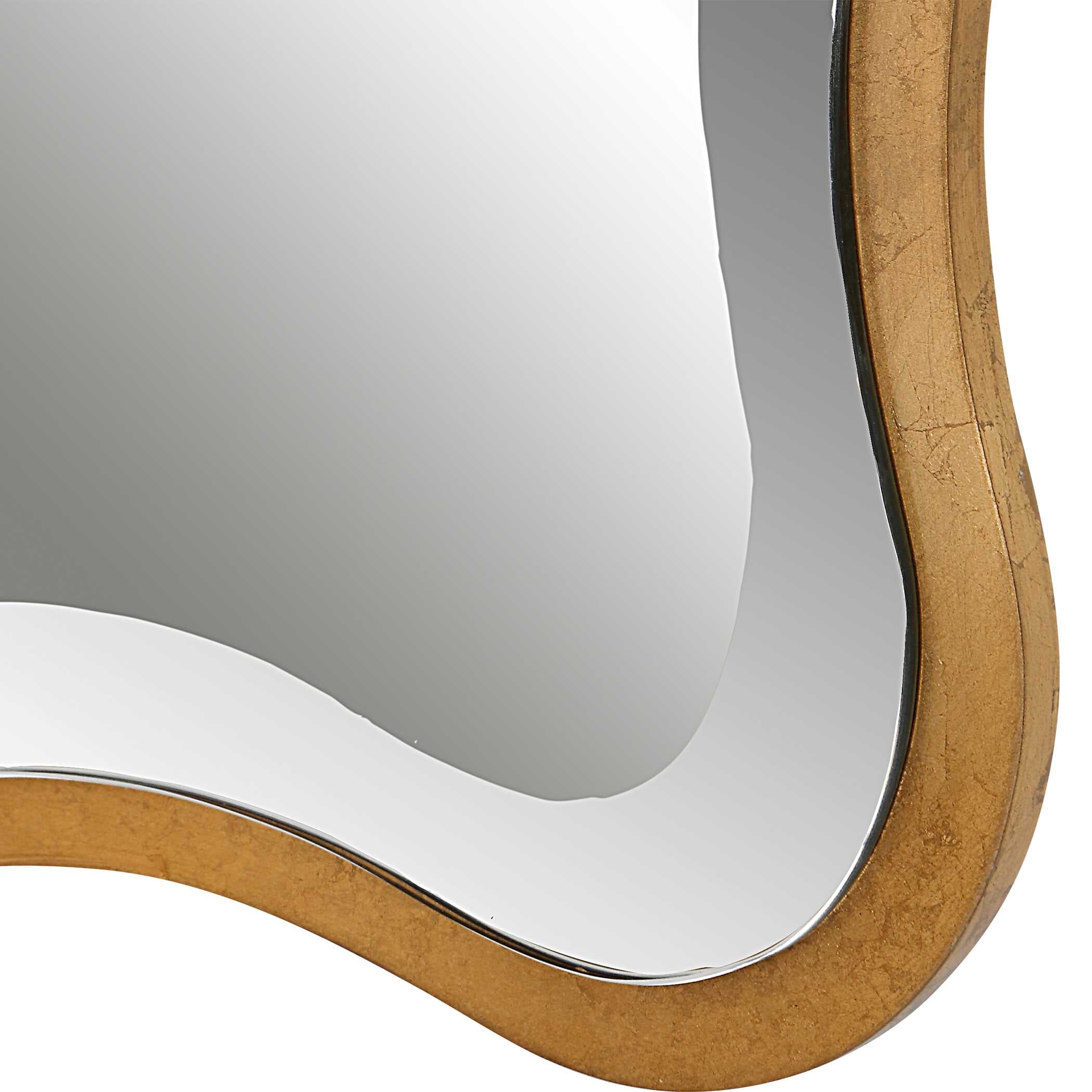 Aneta Gold Scalloped Mirror