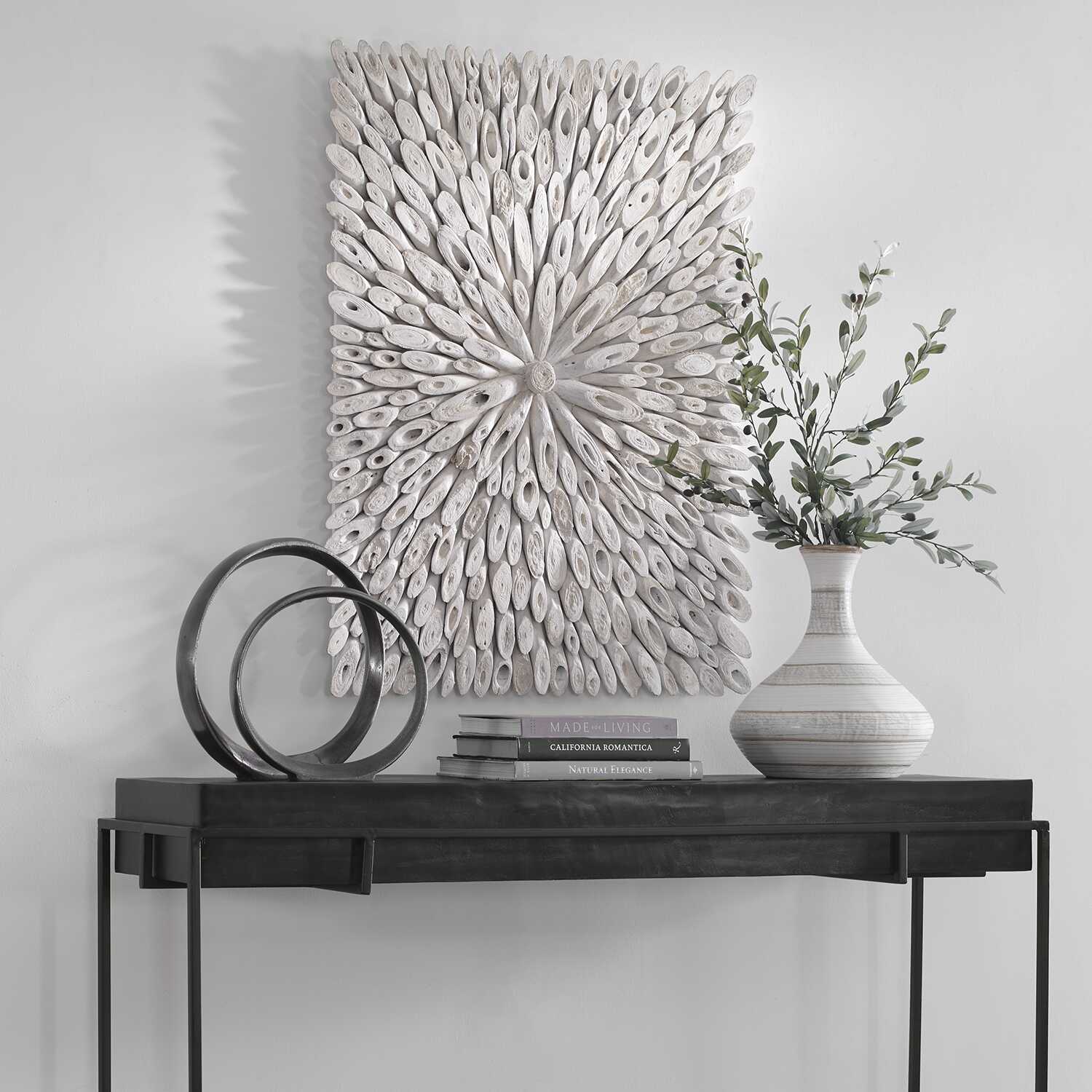 Bahama Wood Whitewashed Wall Decor