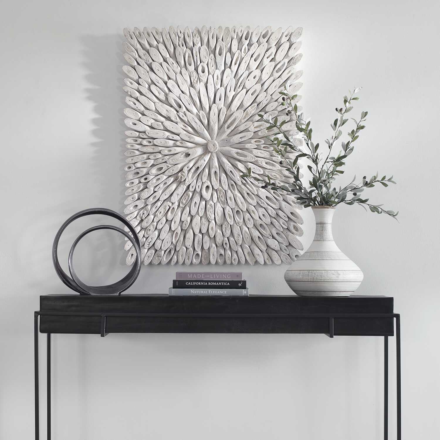 Bahama Wood Whitewashed Wall Decor