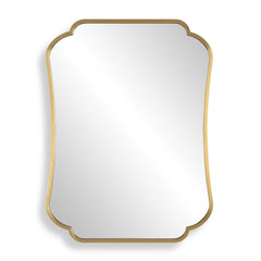Athena Brushed Brass Mirror