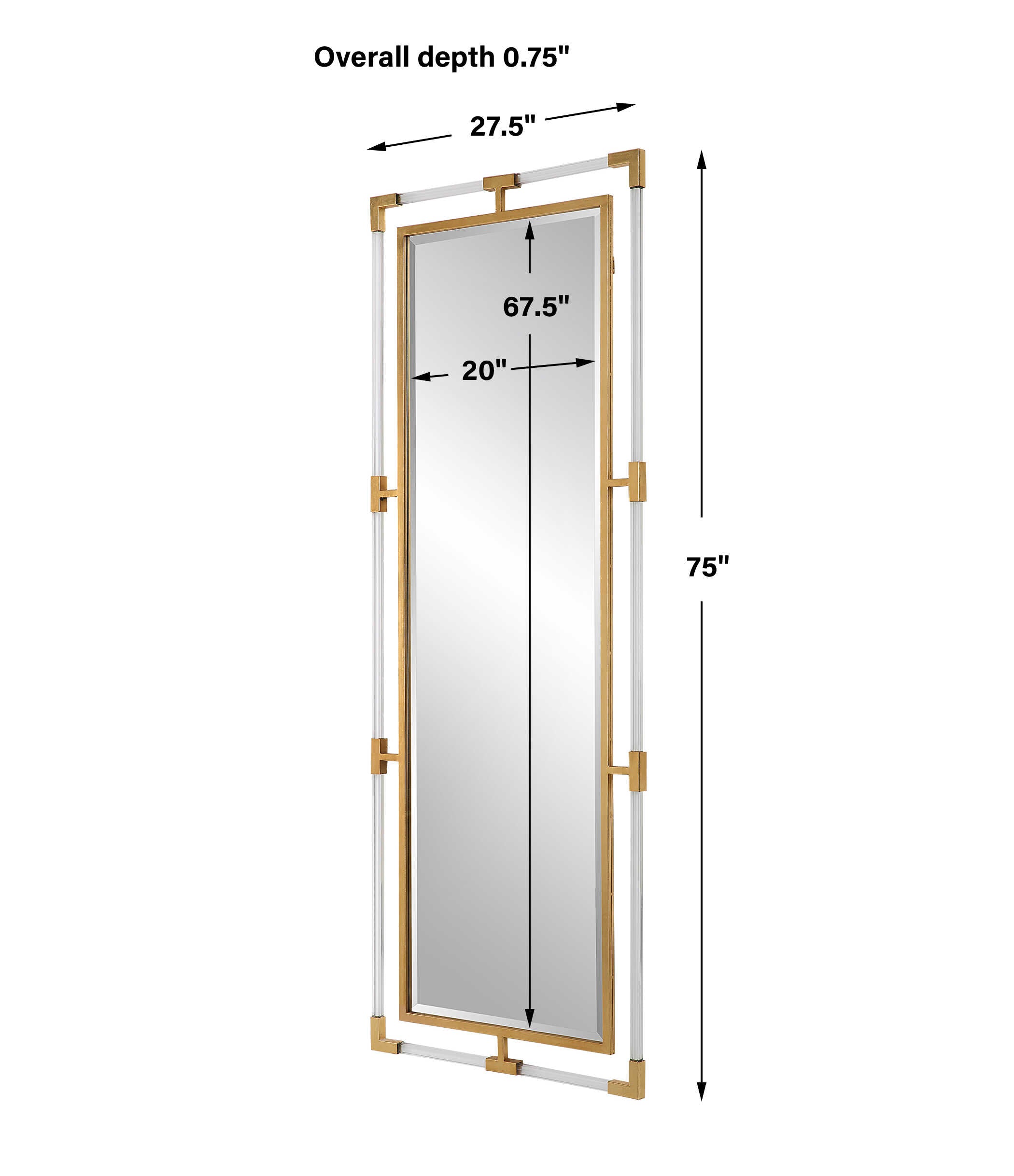 Balkan Gold Tall Mirror