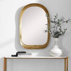 Bradano Brass Arch Mirror