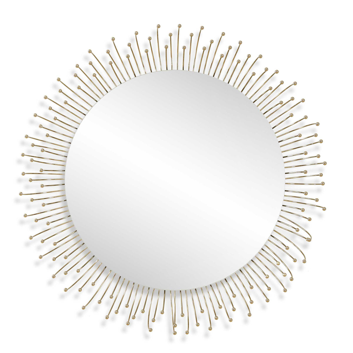 Aga Round Gold Mirror